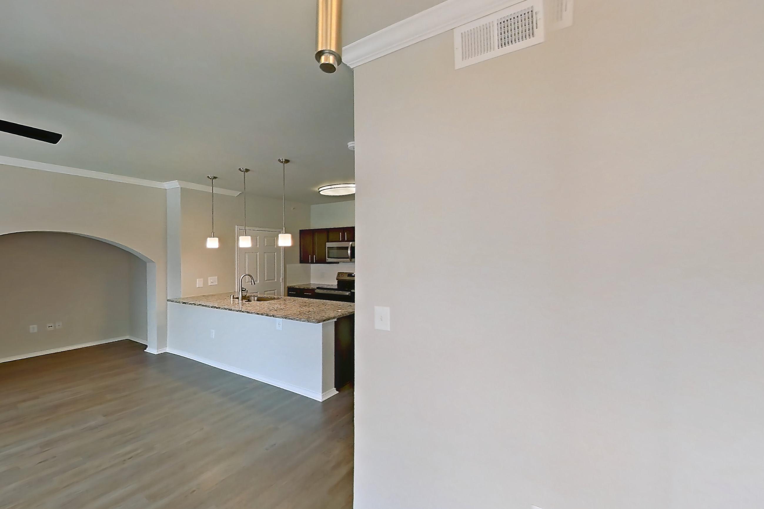 Dining room, Apartment 2418 at Marquis at Stonebriar