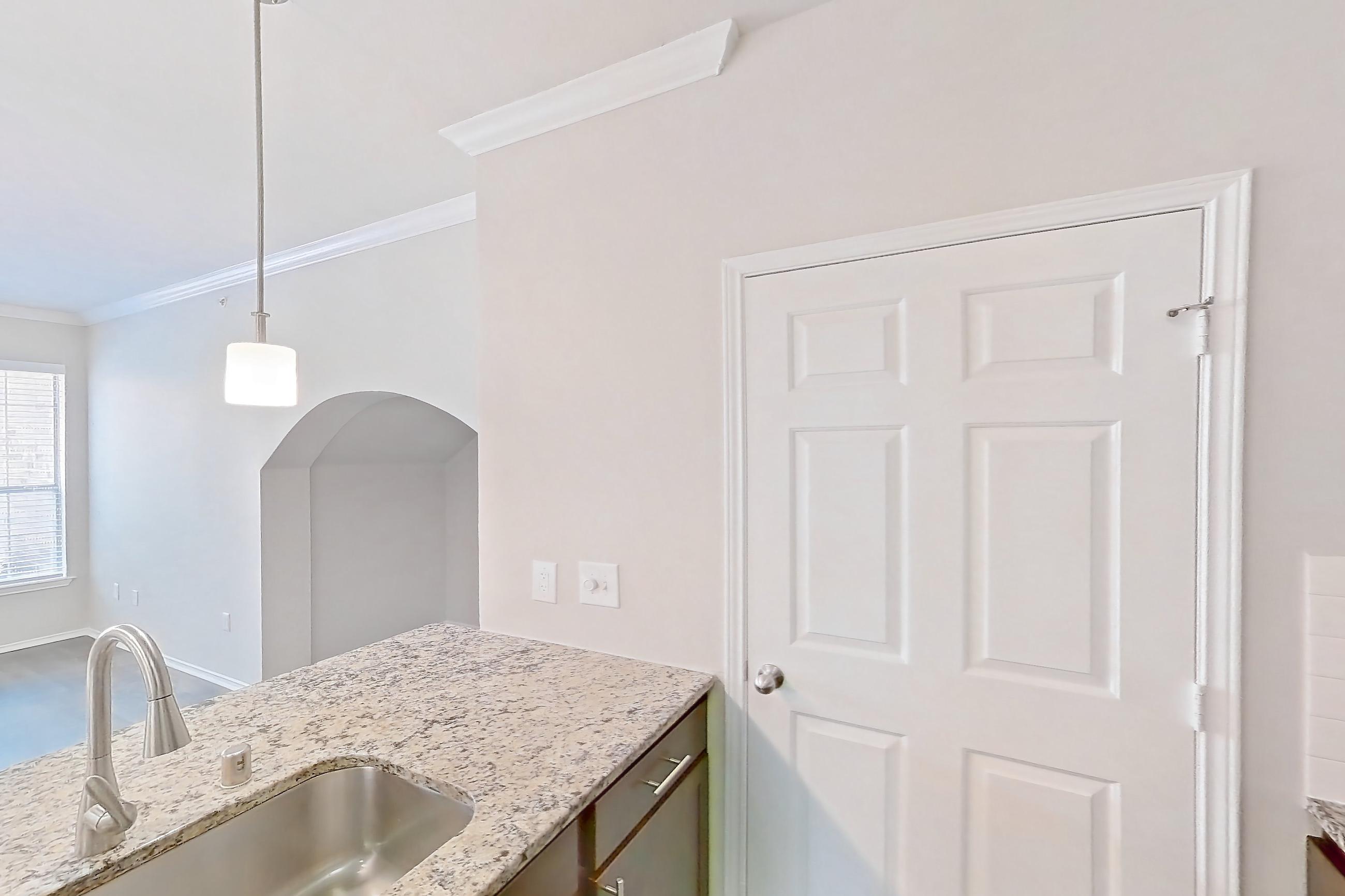 Kitchen, Apartment 2418 at Marquis at Stonebriar