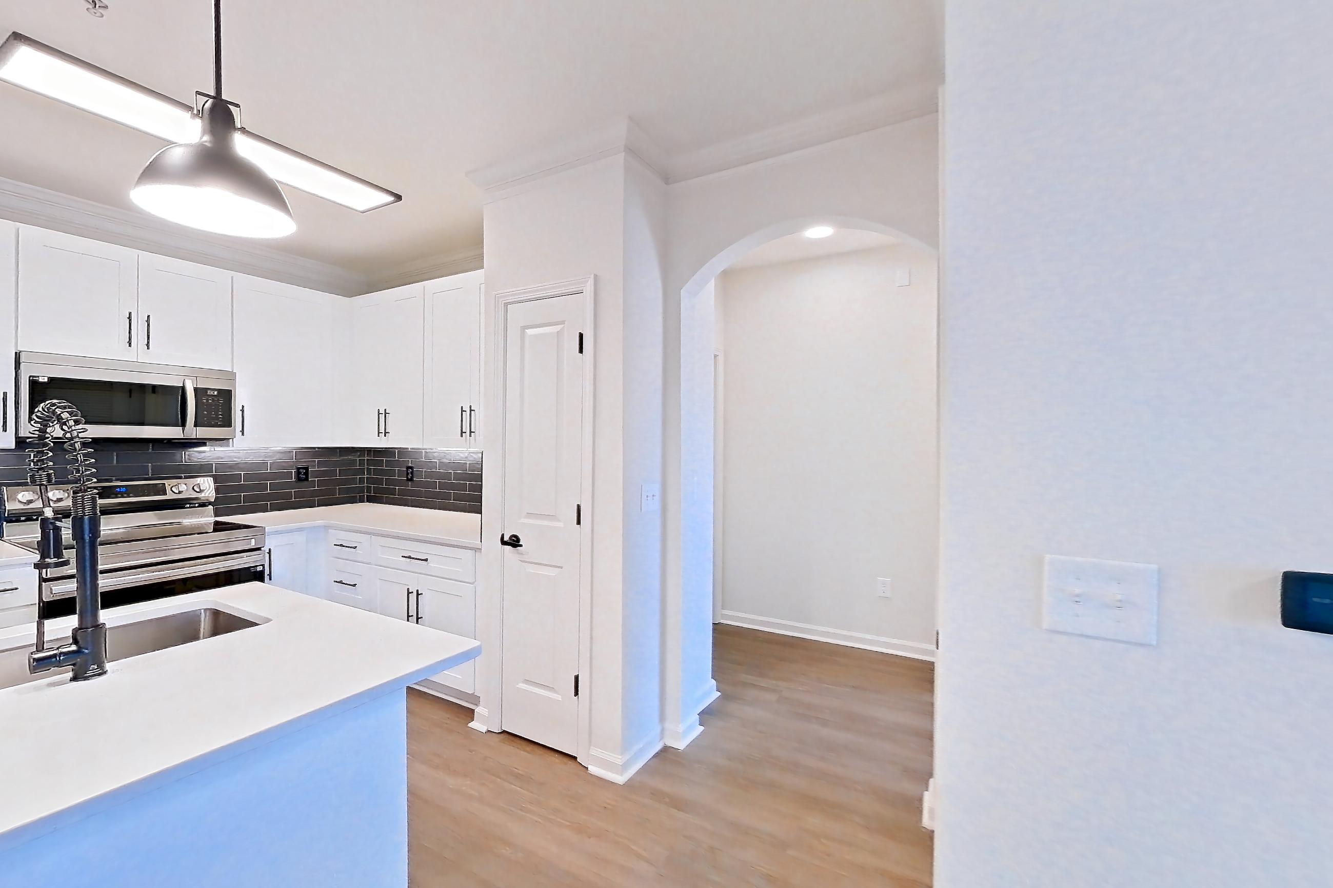 Dining room in Apartment 1403 at Cortland at Armour Yards, B6R - The Beltline floor plan