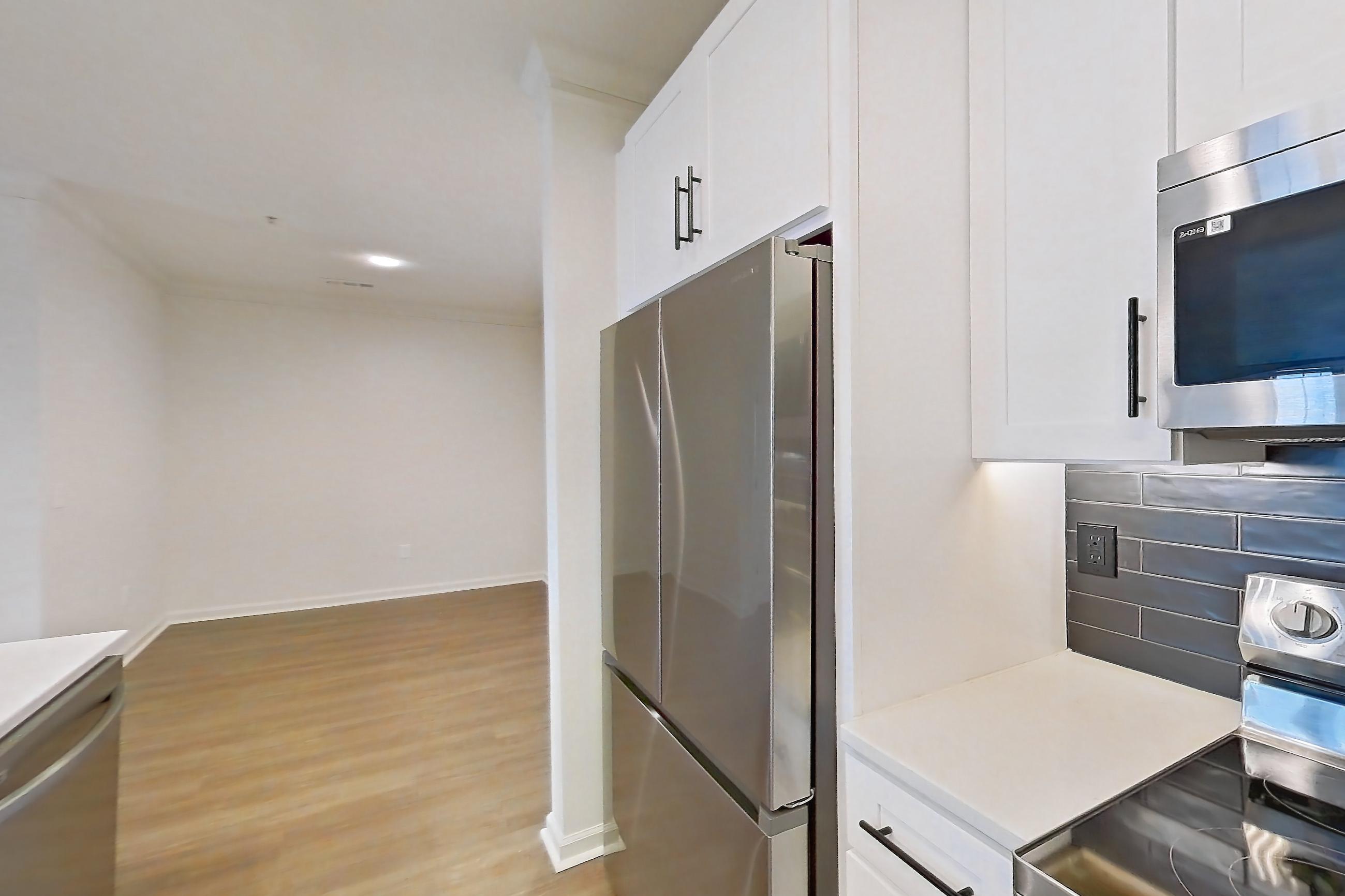 Kitchen in Apartment 1403 at Cortland at Armour Yards, B6R - The Beltline floor plan