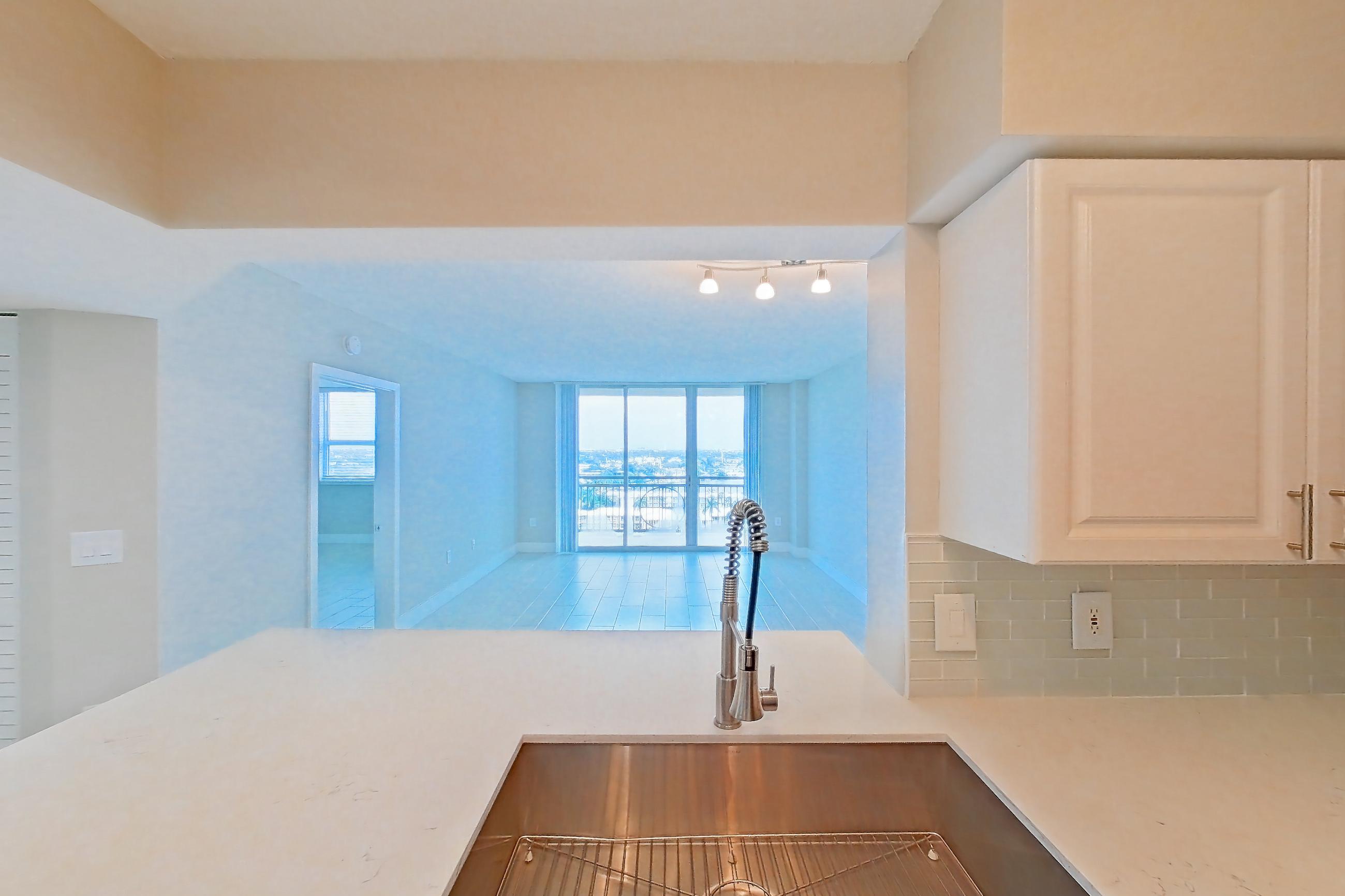 Kitchen in Apartment 1153 at Sunrise Harbor, 1/1 ANTIBES floor plan