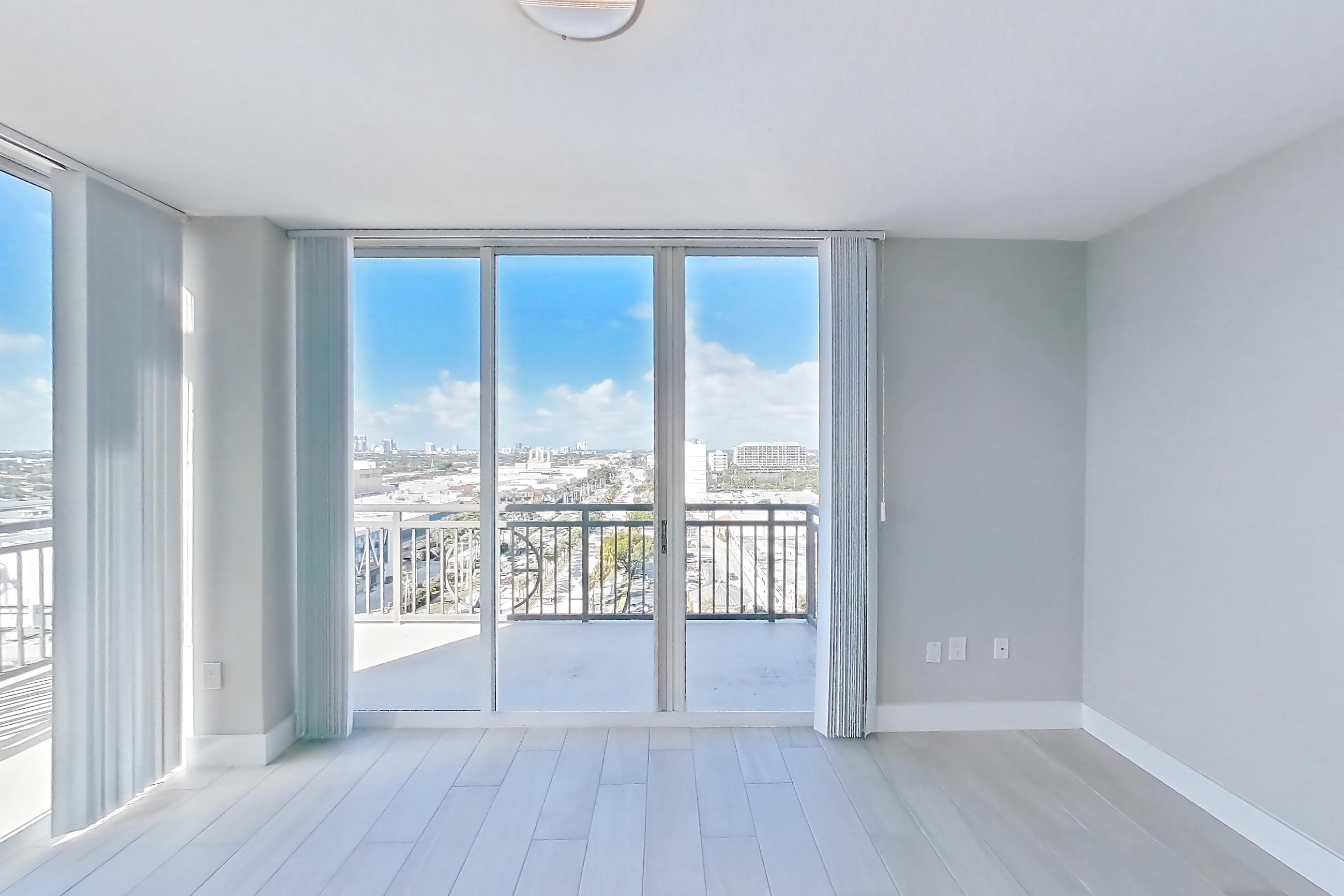 Living room in Apartment 1601 at Sunrise Harbor, 2/2 GIBRALTAR floor plan