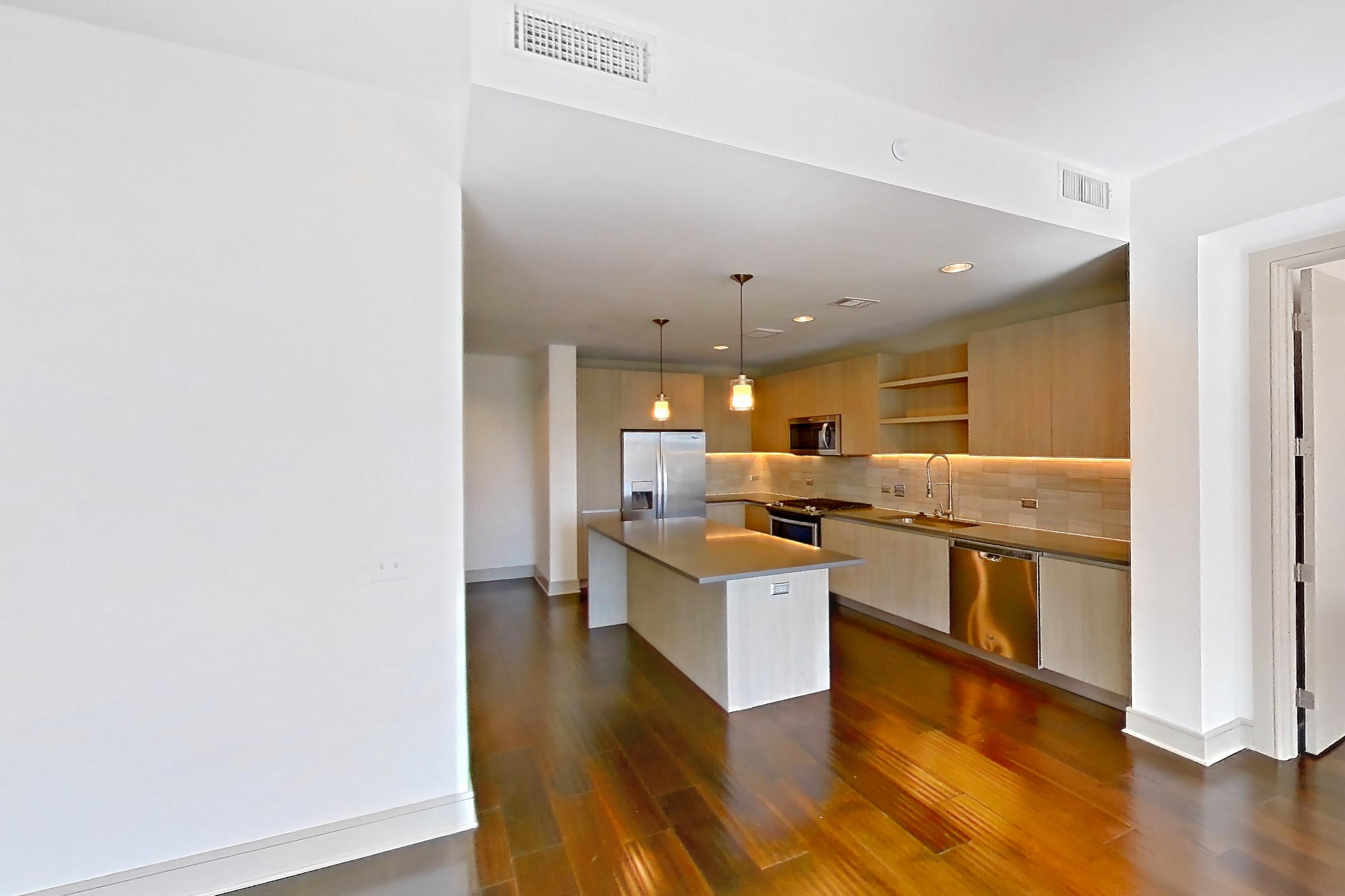 Living room in Apartment 1001 at Aris Market Square, A2 floor plan