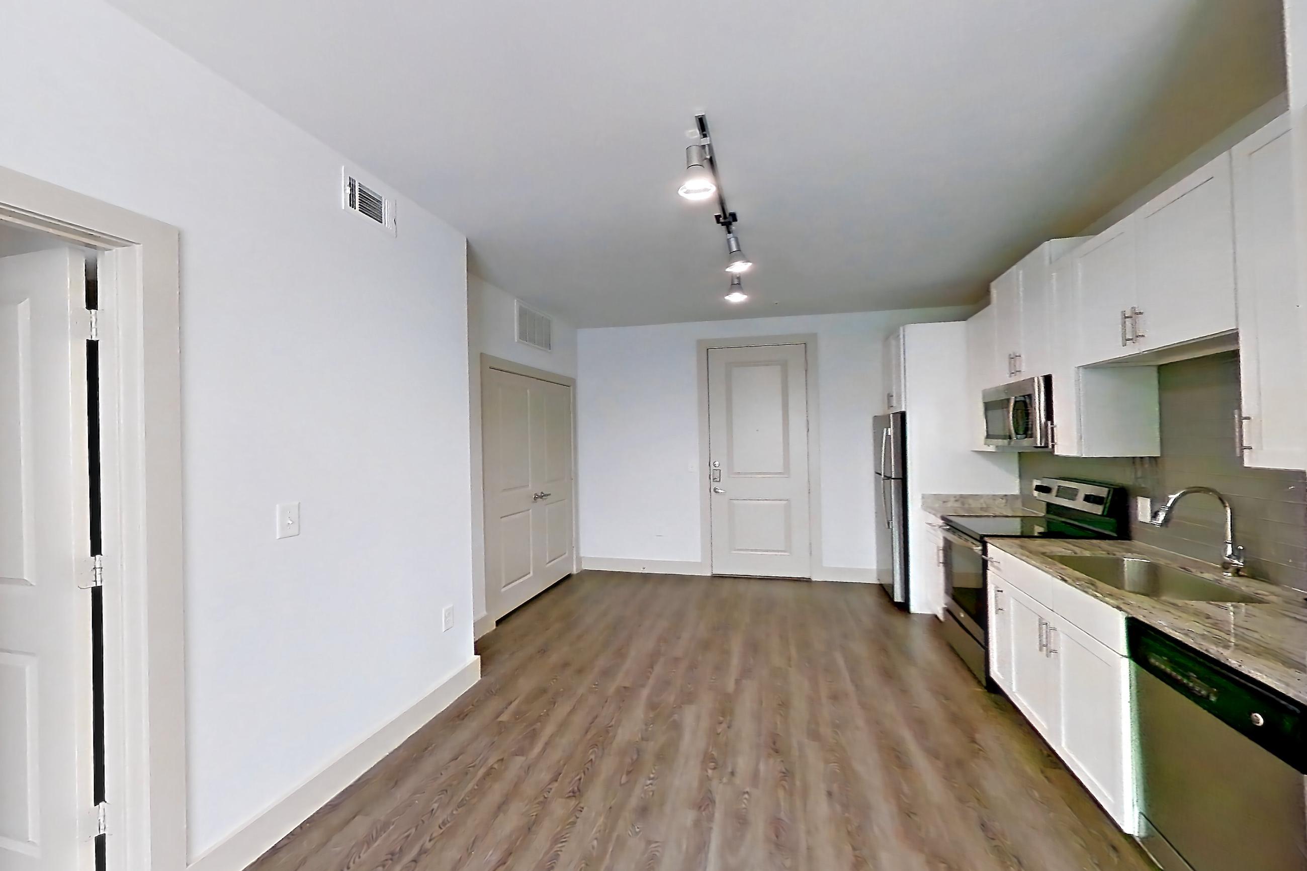 Living room in Apartment 1287 at Cortland at Phipps Plaza, A1 - Argonne floor plan