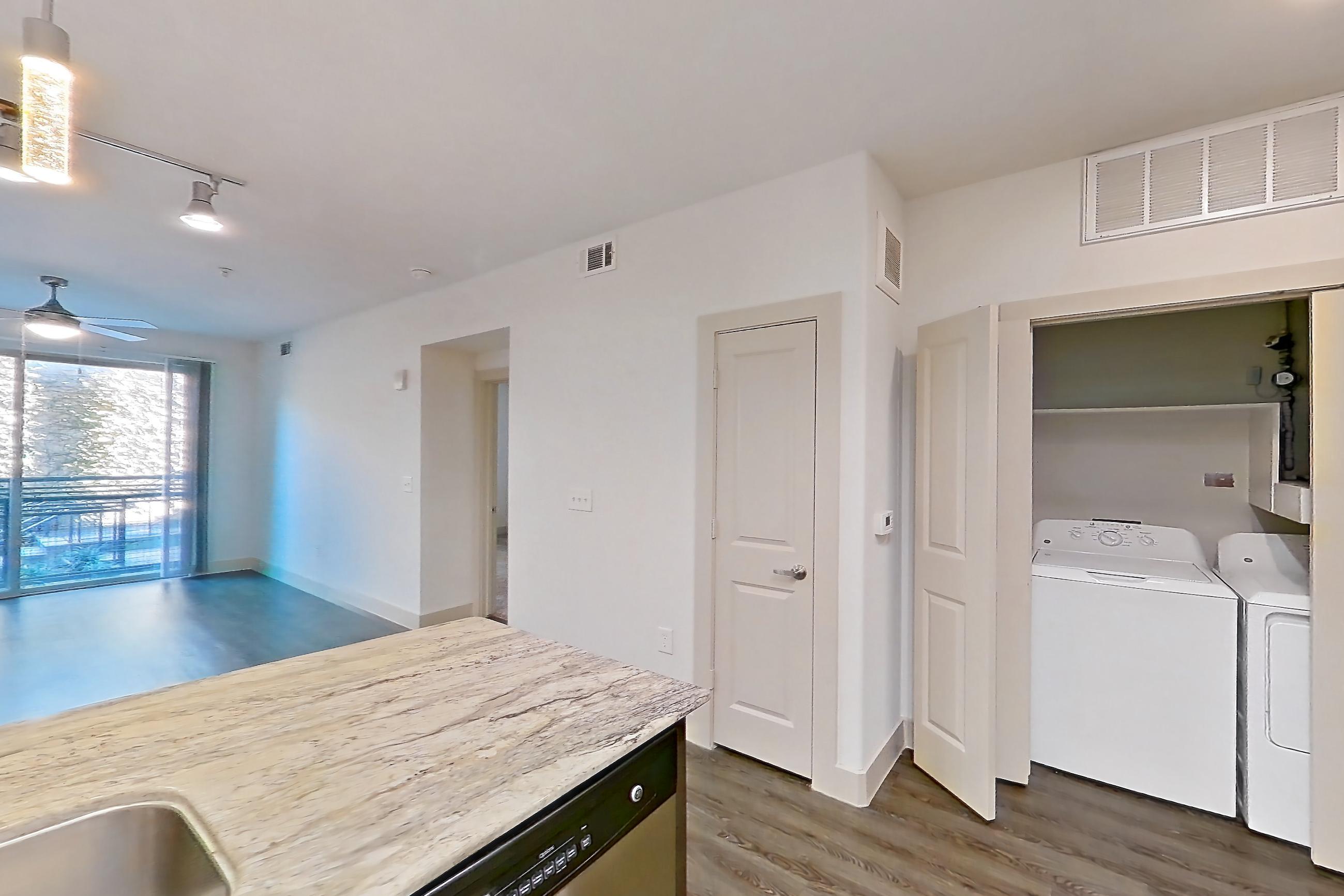 Kitchen, Apartment 1101 at Cortland at Phipps Plaza