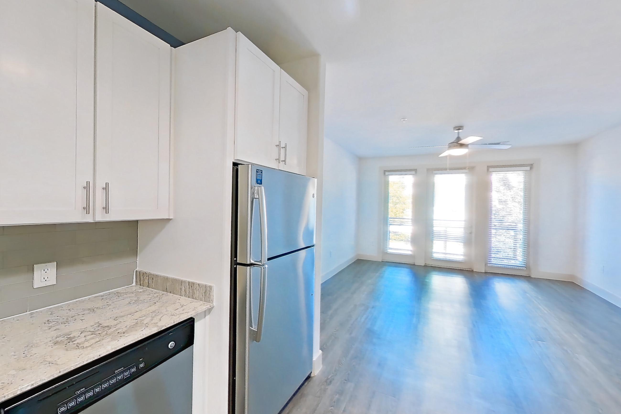 Kitchen in Apartment 1480 at Cortland at Phipps Plaza, A9 - Garden Hills floor plan