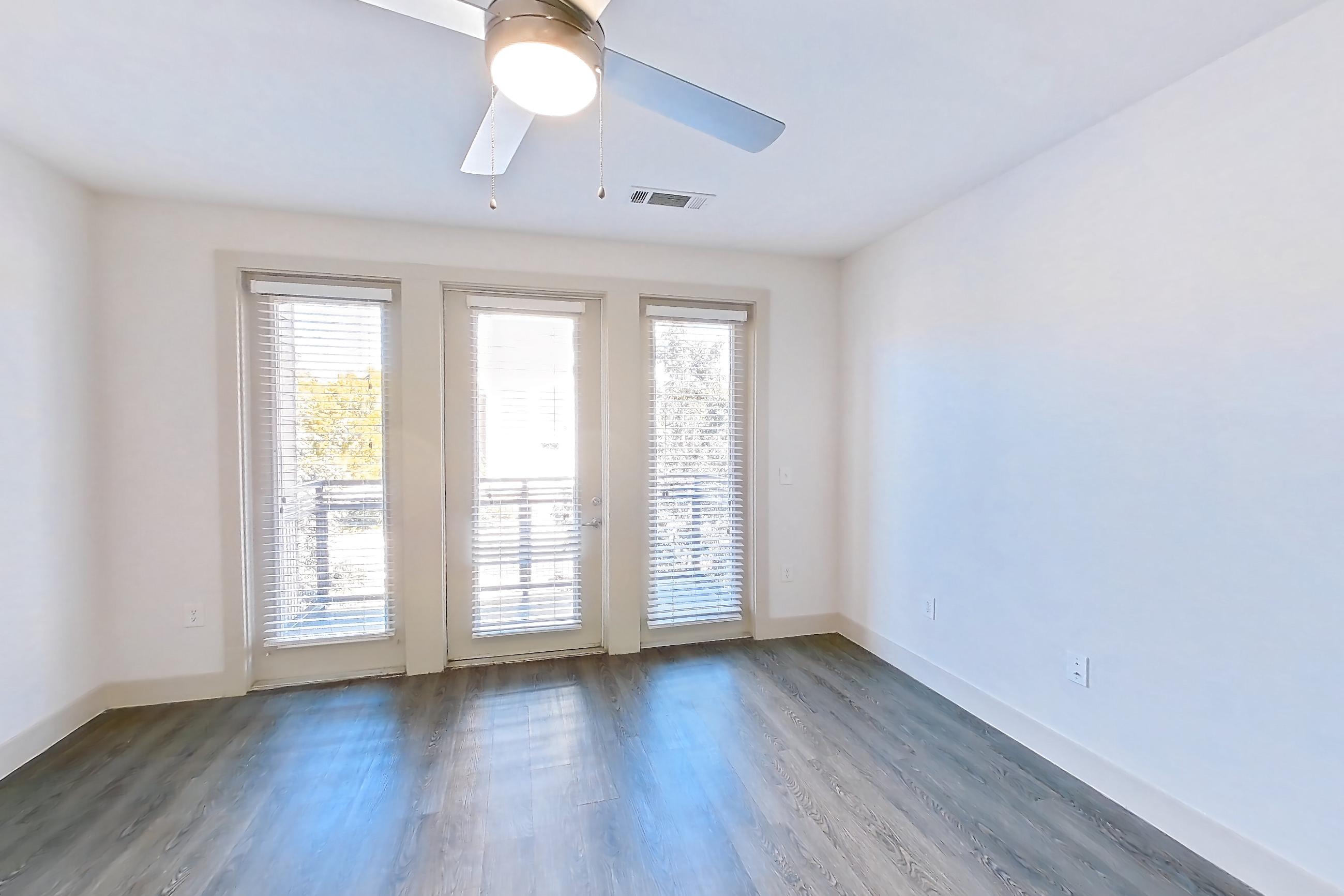 Living room in Apartment 1480 at Cortland at Phipps Plaza, A9 - Garden Hills floor plan