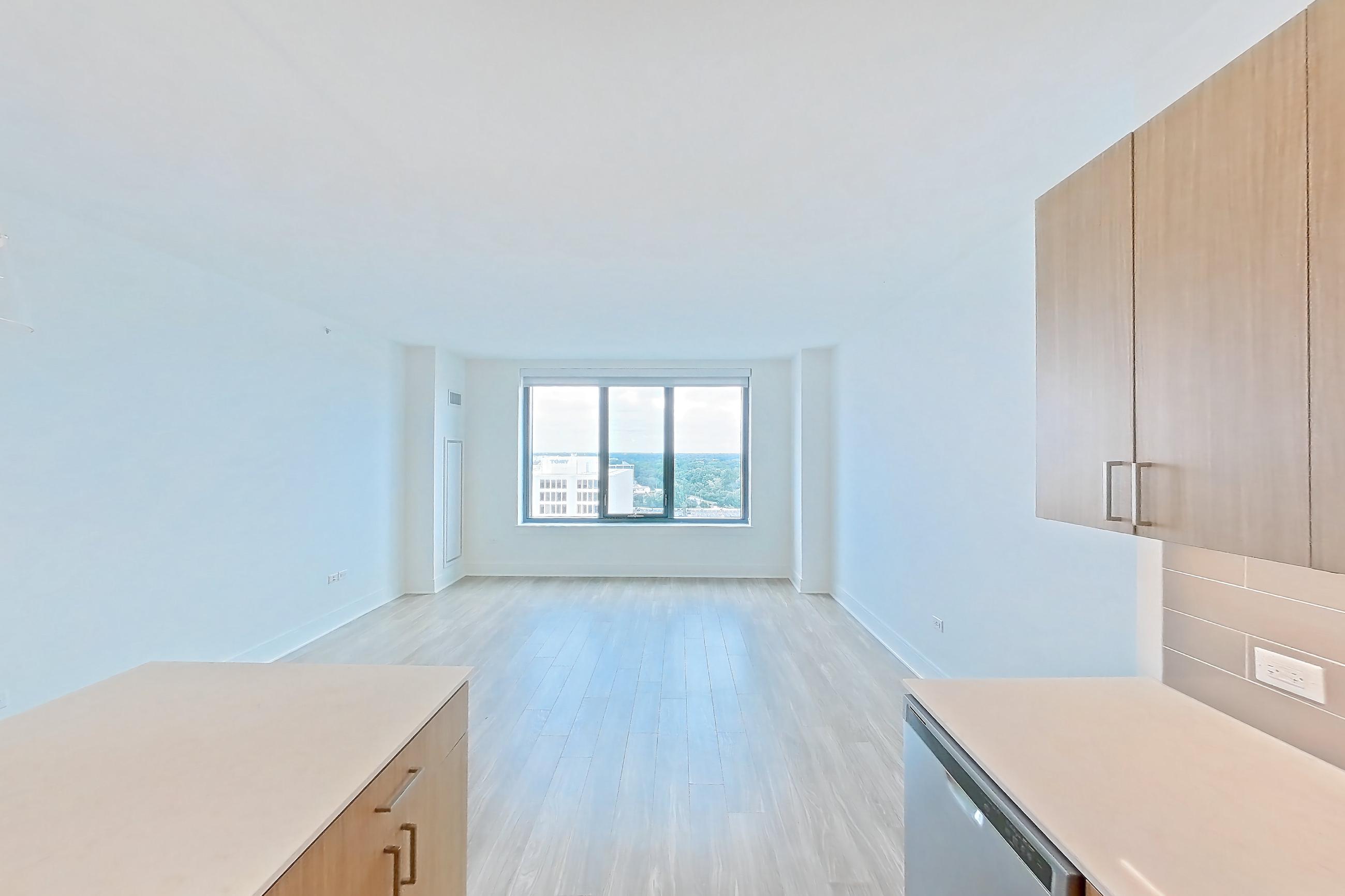 Kitchen in Apartment 1215 at One Oak Brook Commons, F1.2 floor plan