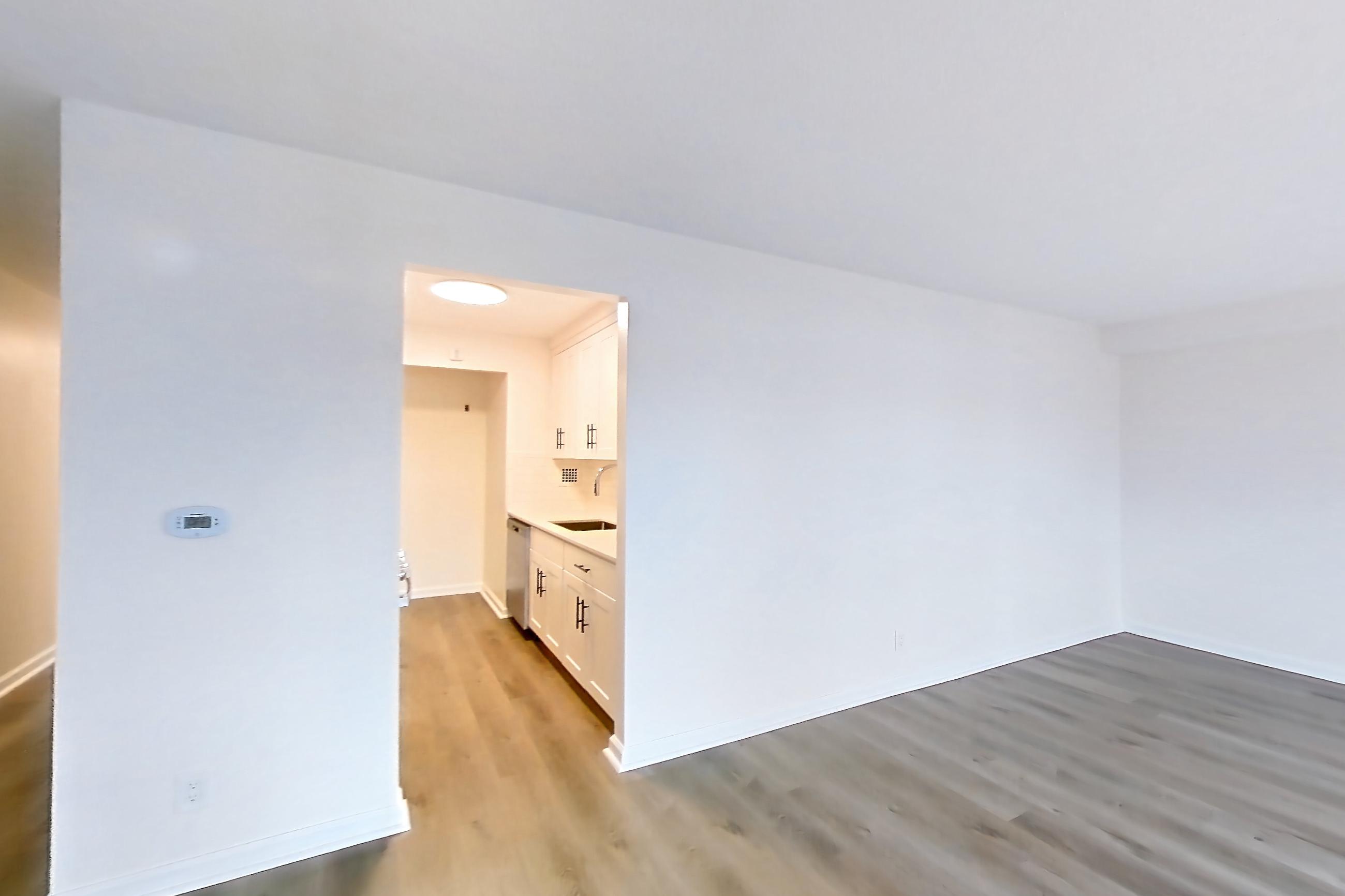 Living space in Apartment 30-08b at Waterside Plaza, 1H floor plan