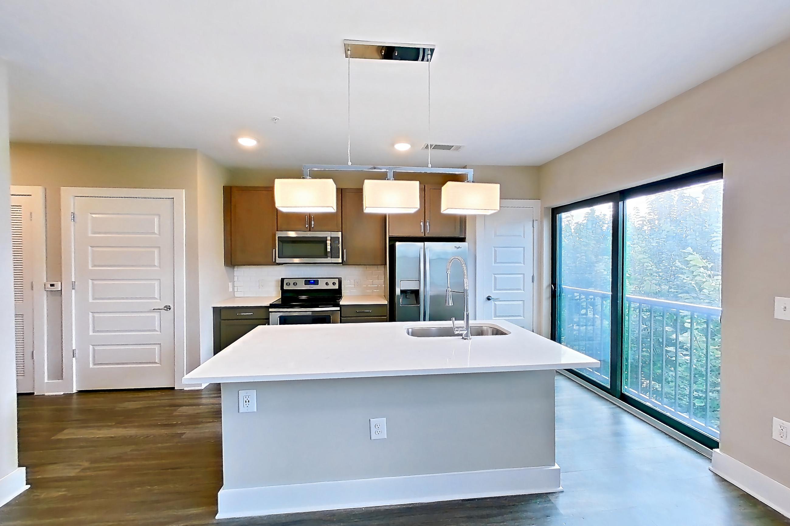 Living room in Apartment 449 at Cortland at the Battery, A4-The Save-2nd Base floor plan