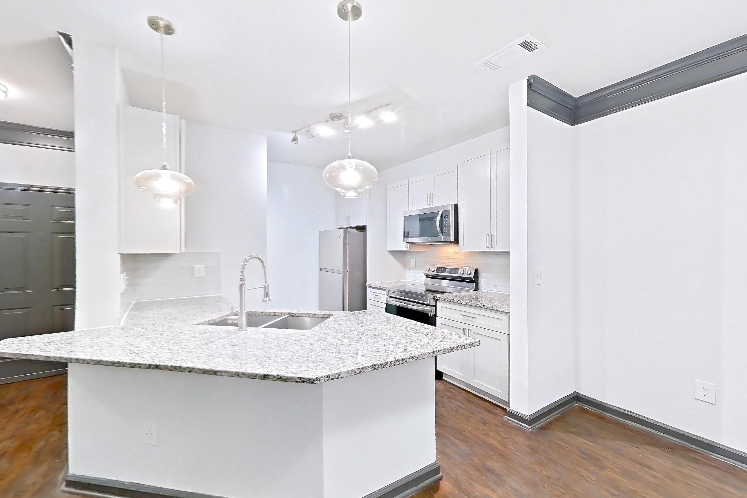Dining room in Apartment 2113 at Cortland Duluth, B6R - Opera E floor plan