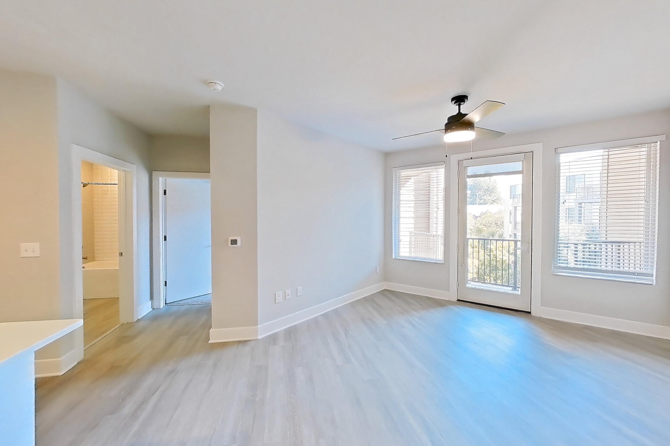 Living space, Apartment 449 at Cortland Oleander