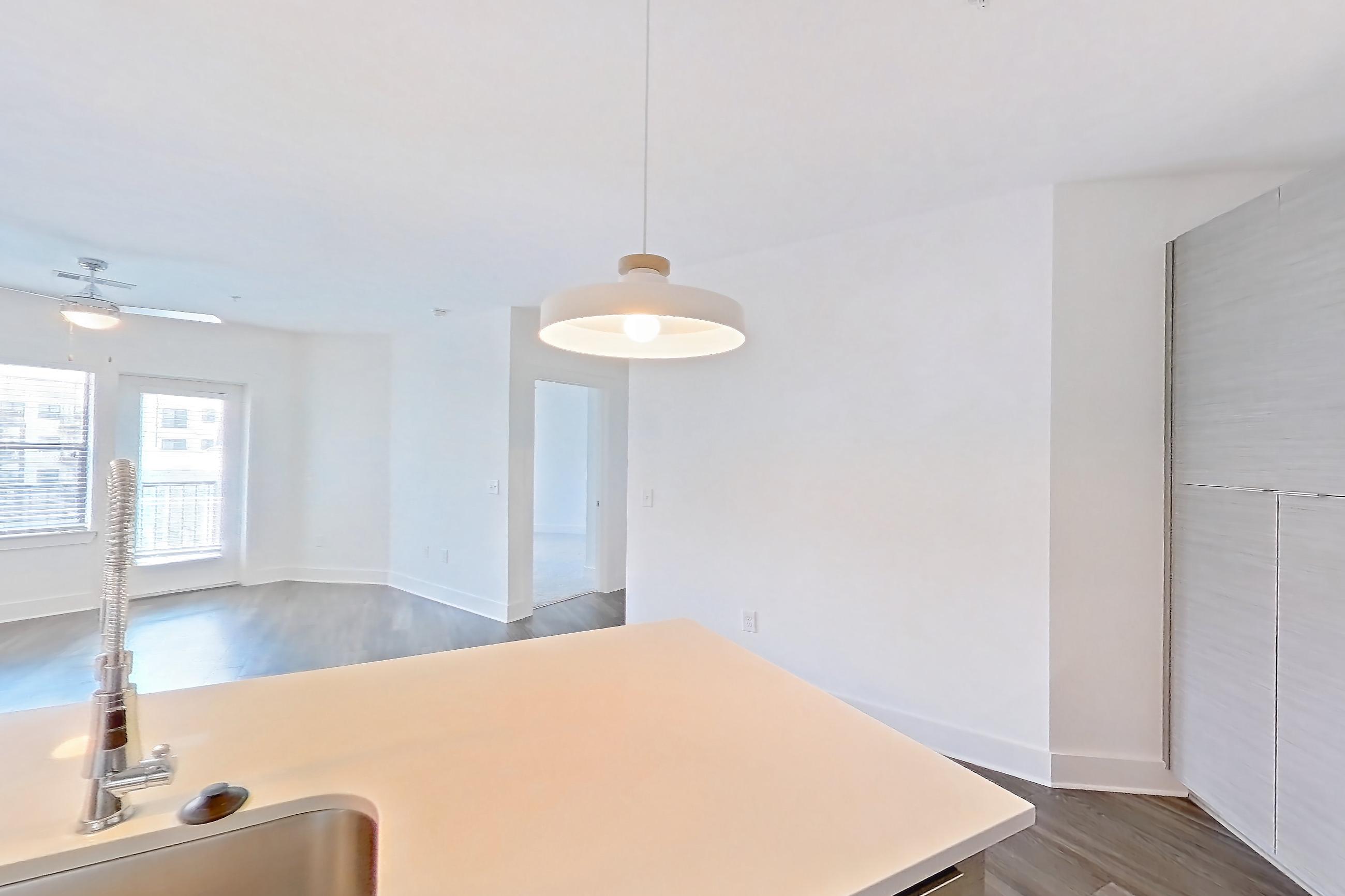 Kitchen in Apartment 538 at Cortland at the Battery, B13-The Bat and Ball- 1st Base floor plan