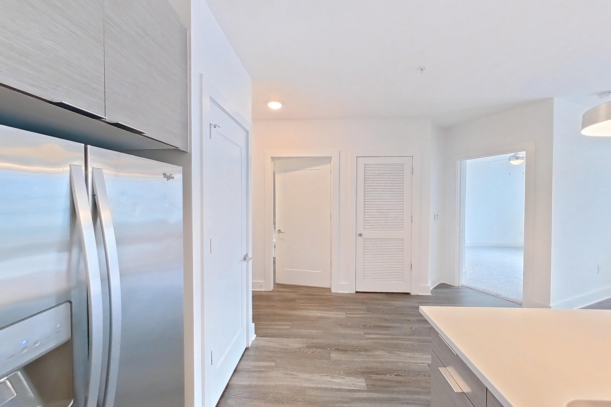Kitchen in Apartment 538 at Cortland at the Battery, B13-The Bat and Ball- 1st Base floor plan