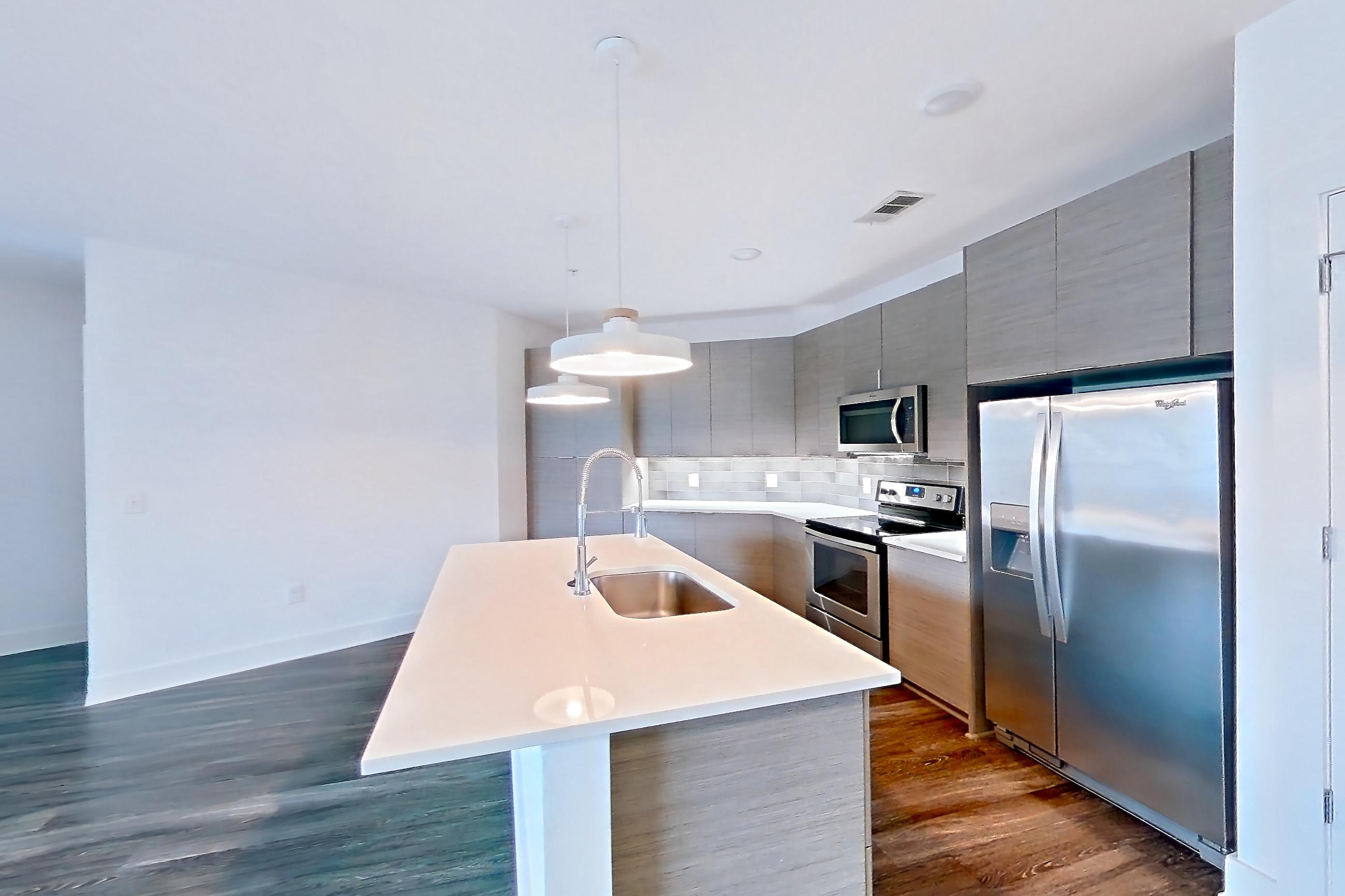 Living space in Apartment 538 at Cortland at the Battery, B13-The Bat and Ball- 1st Base floor plan