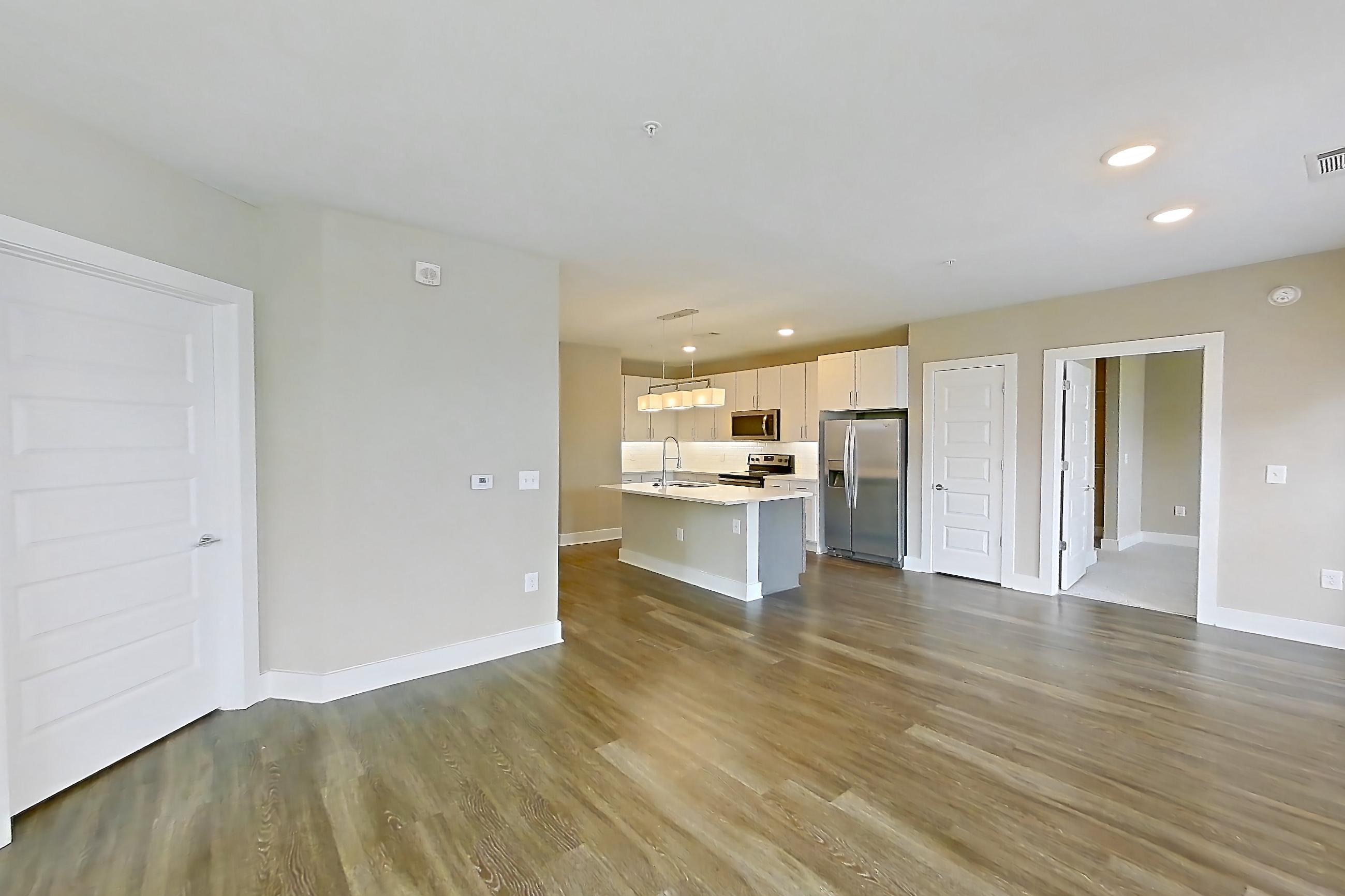 Living room in Apartment 439 at Cortland at the Battery, B15-The Win-2nd Base floor plan