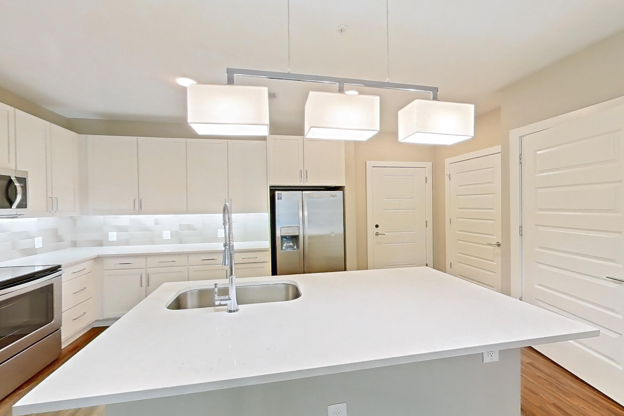 Dining room in Apartment 307 at Cortland at the Battery, B16-The Milwaukee-2nd Base floor plan