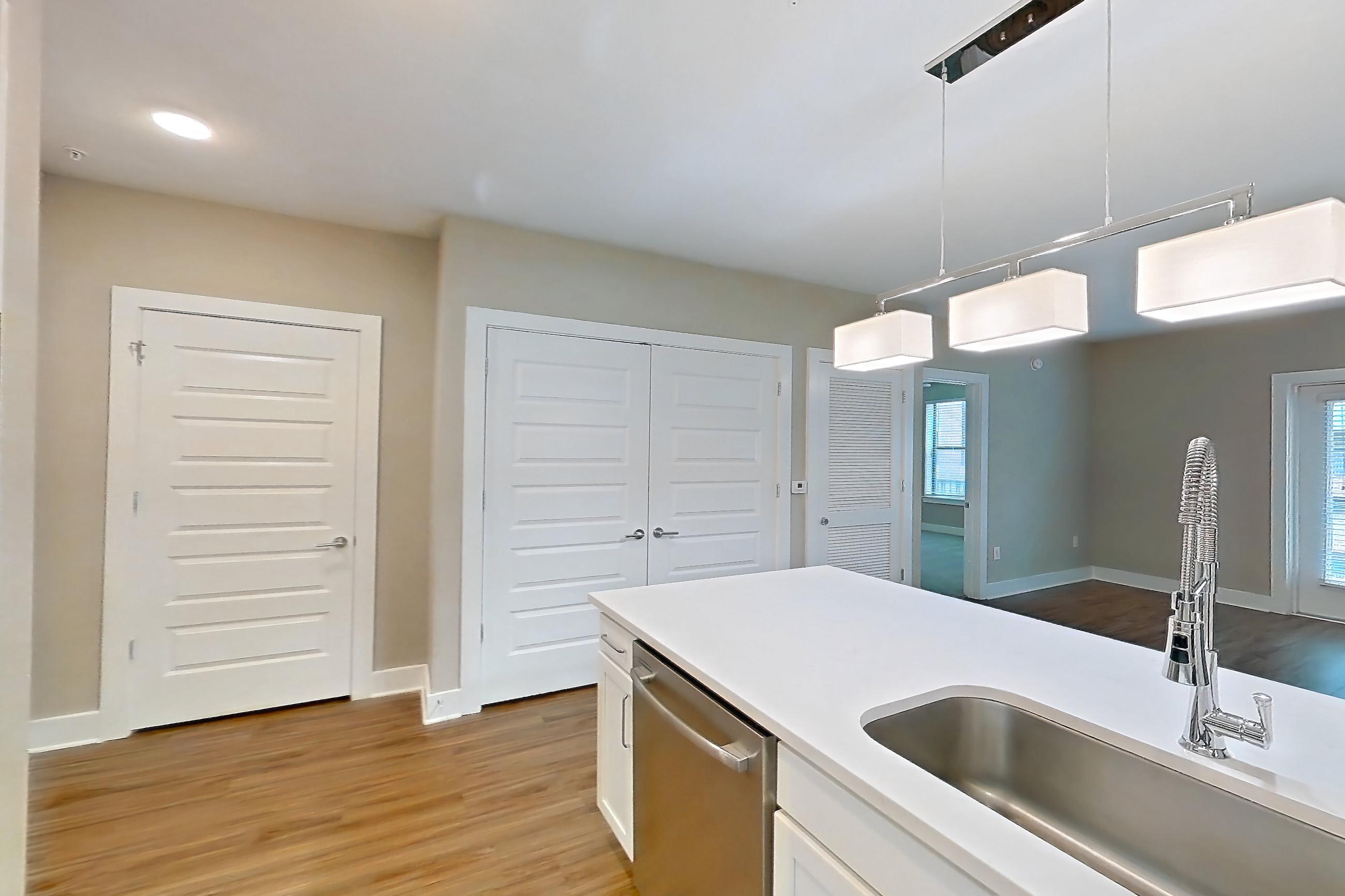 Kitchen in Apartment 307 at Cortland at the Battery, B16-The Milwaukee-2nd Base floor plan