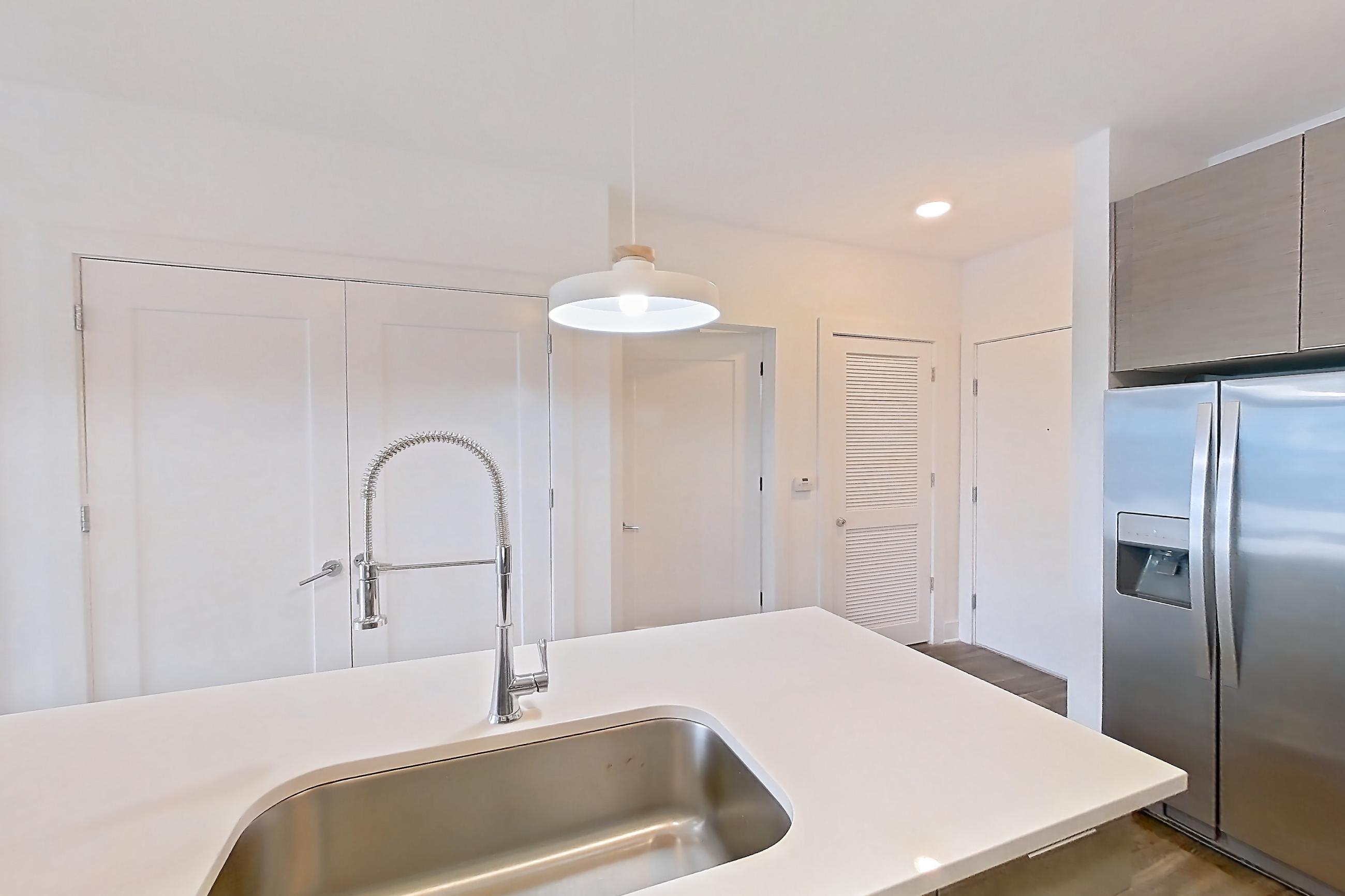 Kitchen in Apartment 527 at Cortland at the Battery, B1 - The Rookie - 1st Base floor plan
