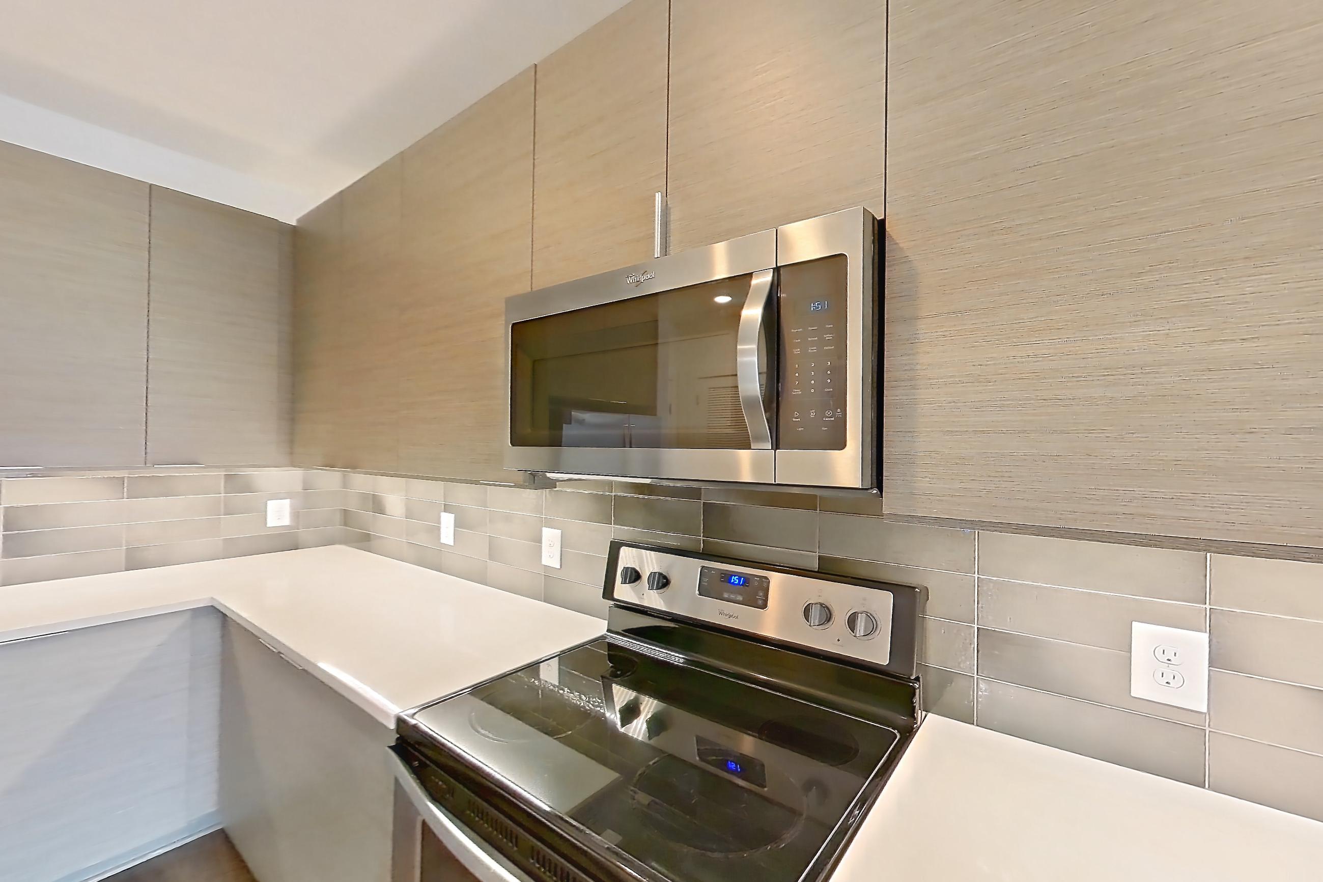 Kitchen in Apartment 527 at Cortland at the Battery, B1 - The Rookie - 1st Base floor plan