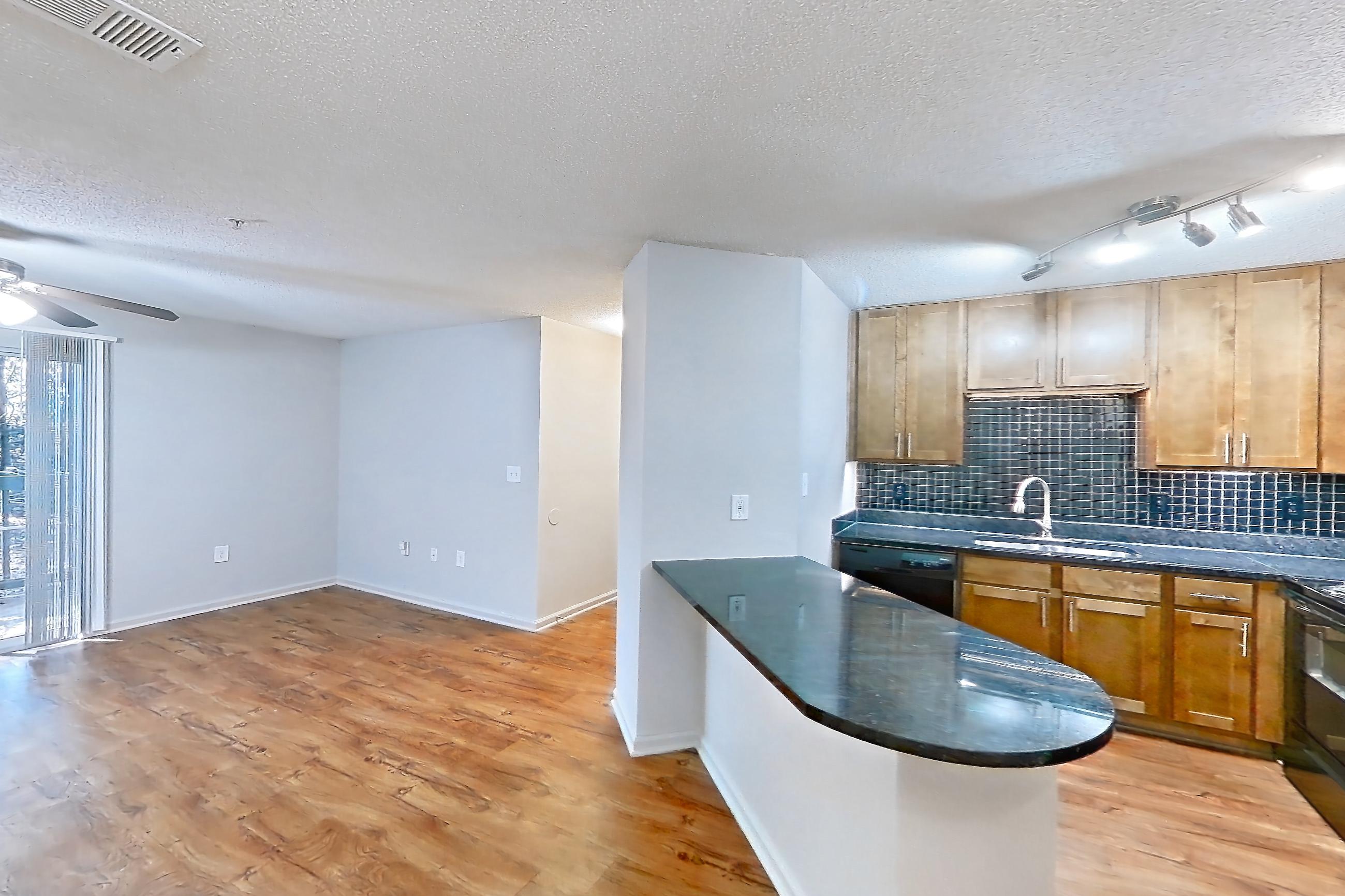 Dining room in Apartment 9004 at Cortland 3131, A2R - Oxford floor plan