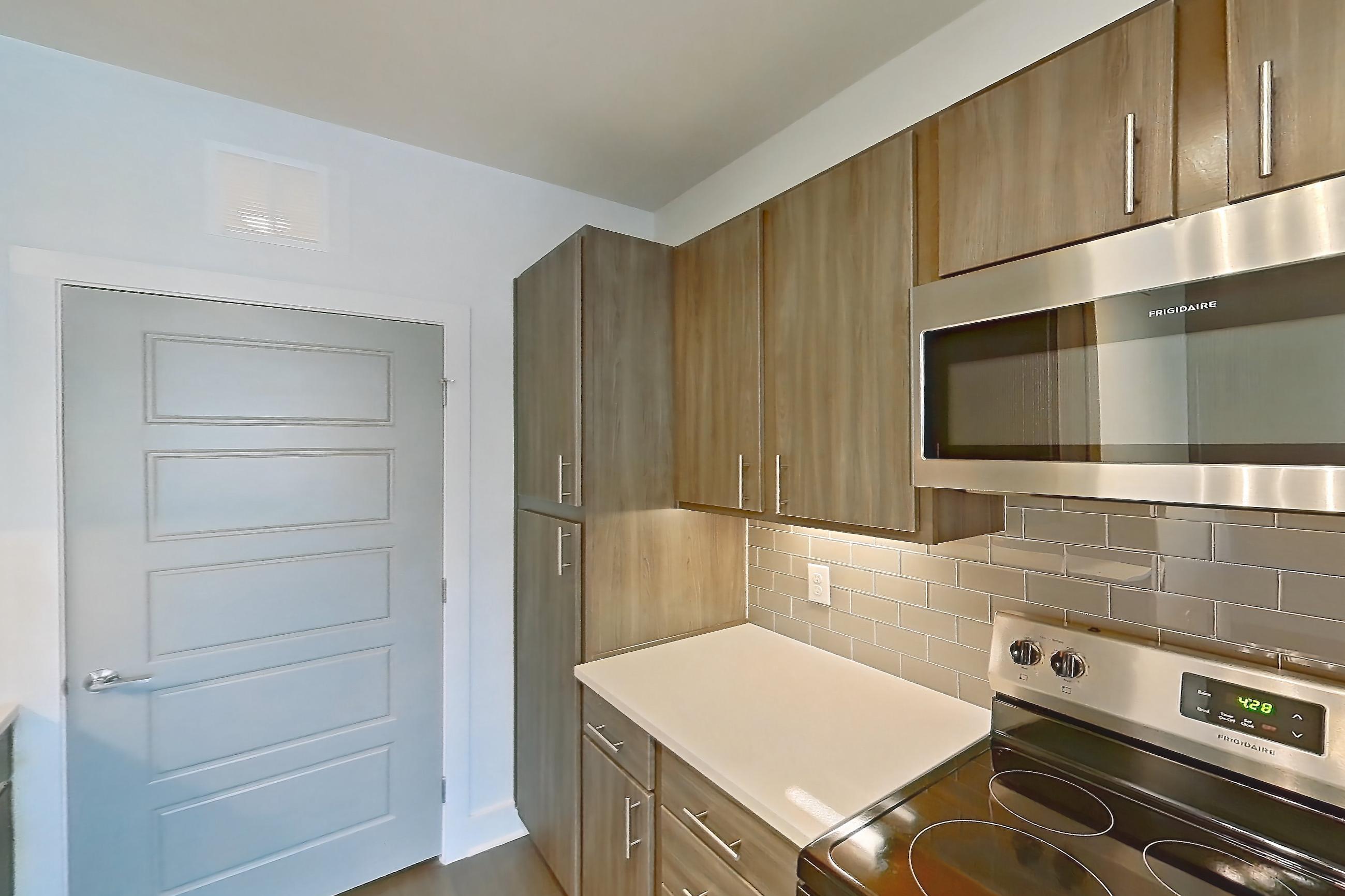 Kitchen in Apartment 01-2130 at Cortland Allen Station, A5 - The Andrews floor plan