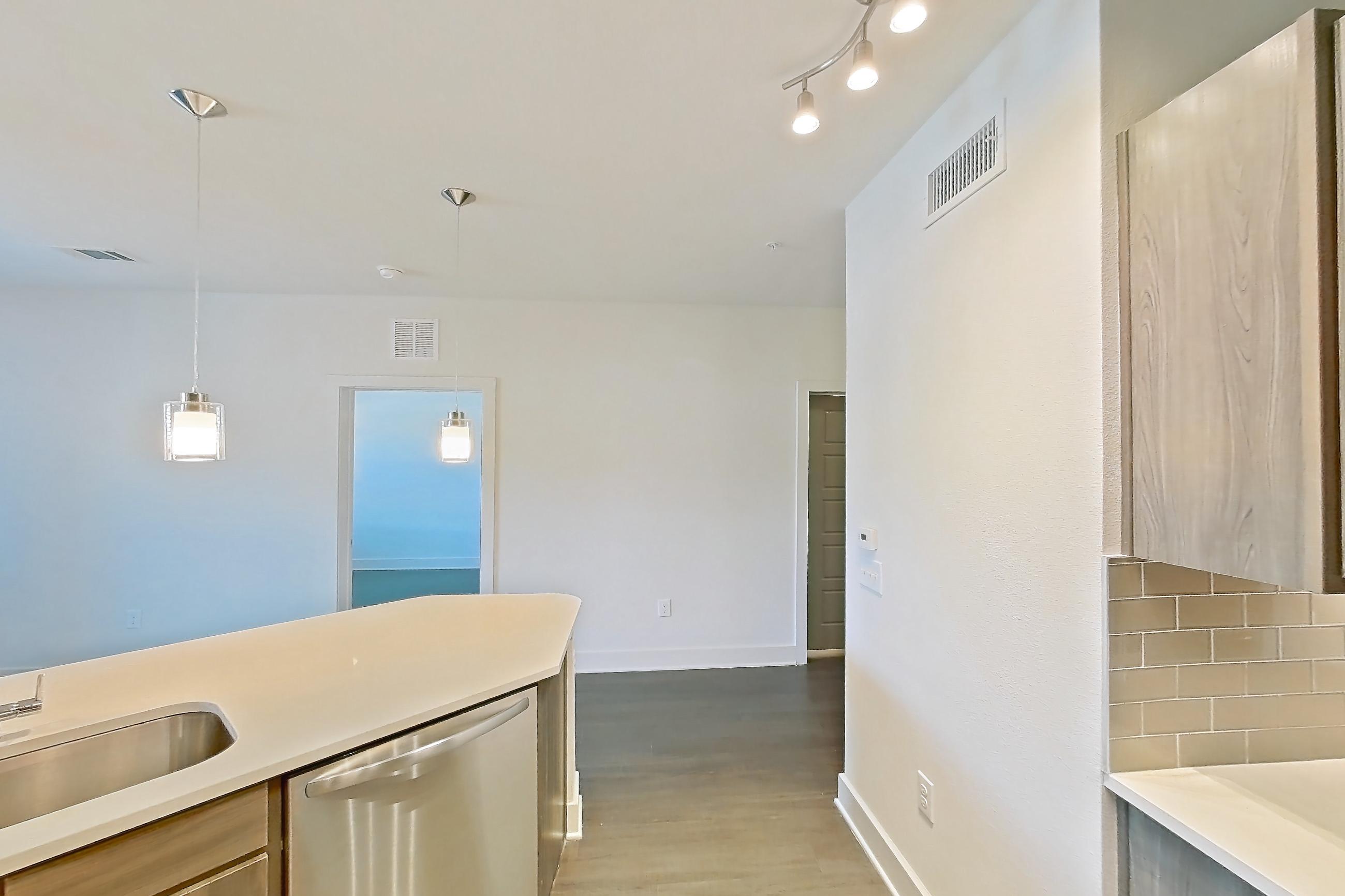 Kitchen in Apartment 01-2130 at Cortland Allen Station, A5 - The Andrews floor plan