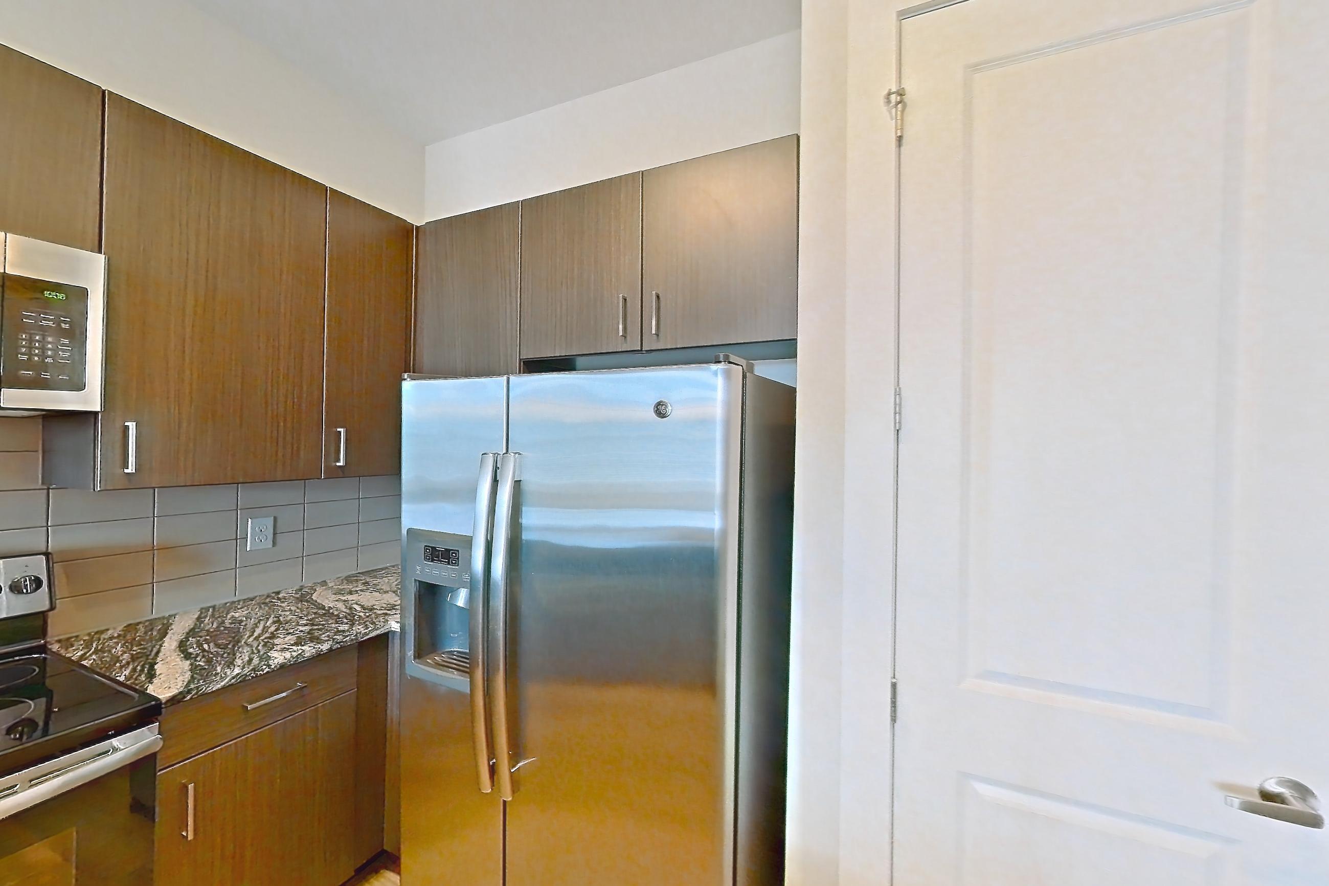 Kitchen in a A9 - Chelsea floor plan apartment, representative of Apartment 11103 at Cortland Wren Northlake