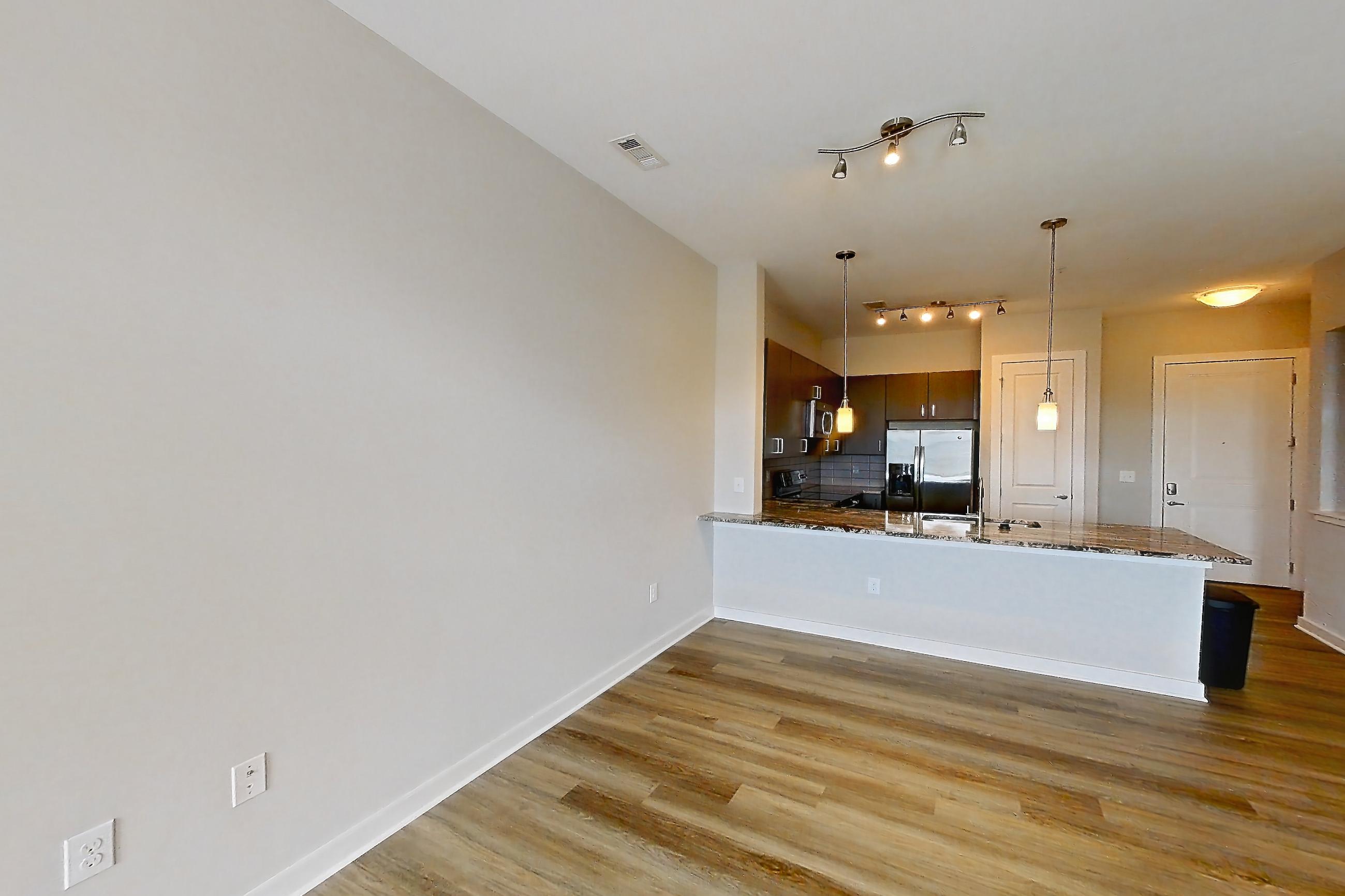 Living space in a A9 - Chelsea floor plan apartment, representative of Apartment 11103 at Cortland Wren Northlake