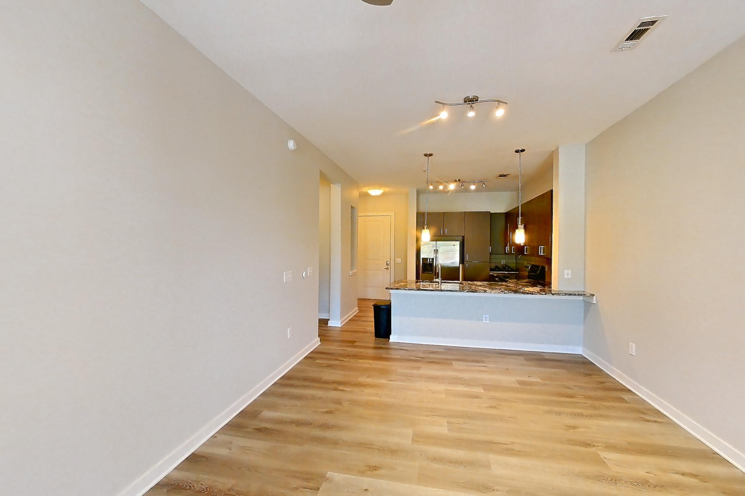 Living space in a A4 - Capri floor plan apartment, representative of Apartment 8106 at Cortland Wren Northlake