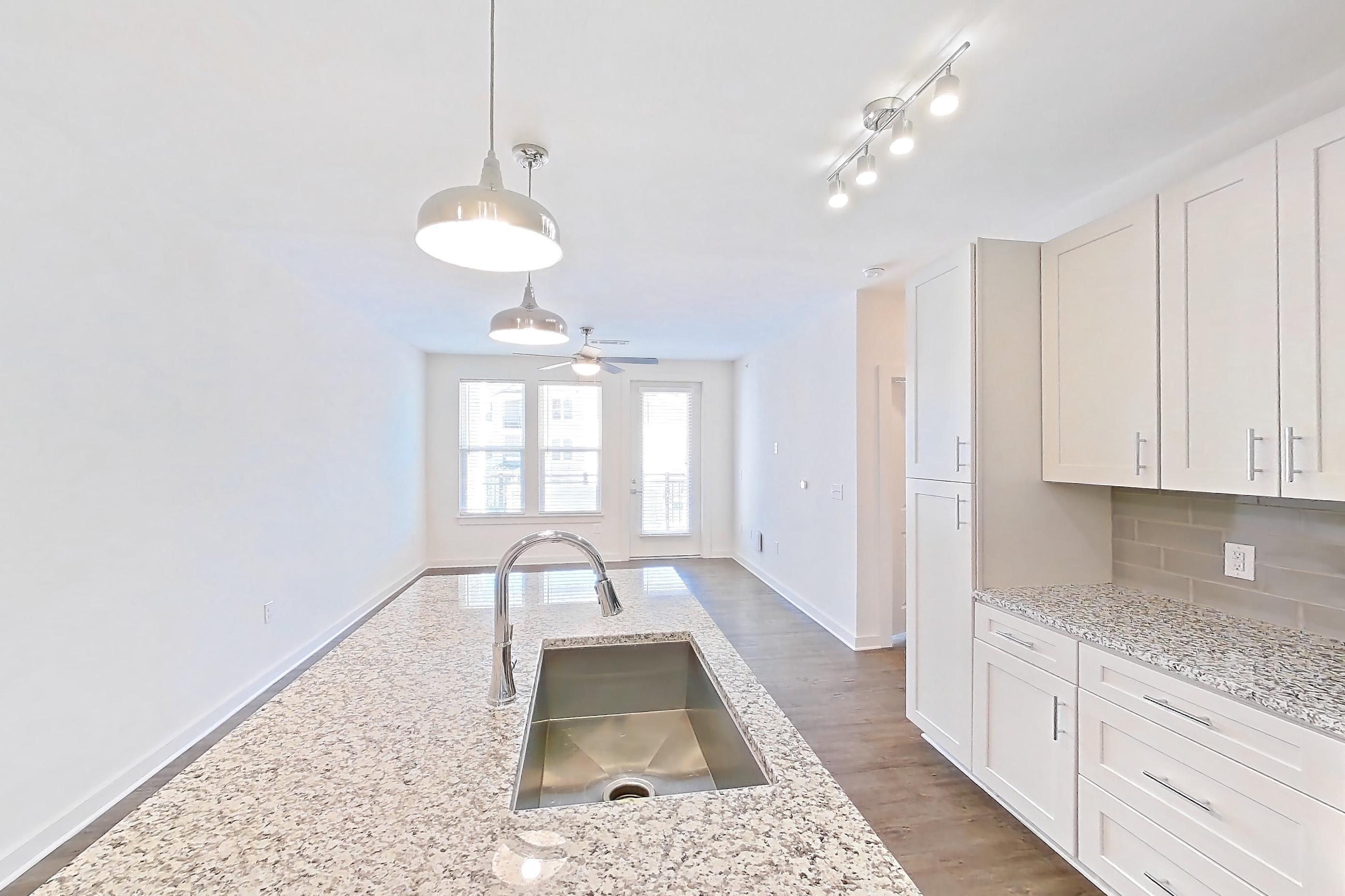 Kitchen in Apartment 2-104 at Cortland Wren Northlake, A8 - Cerulean floor plan