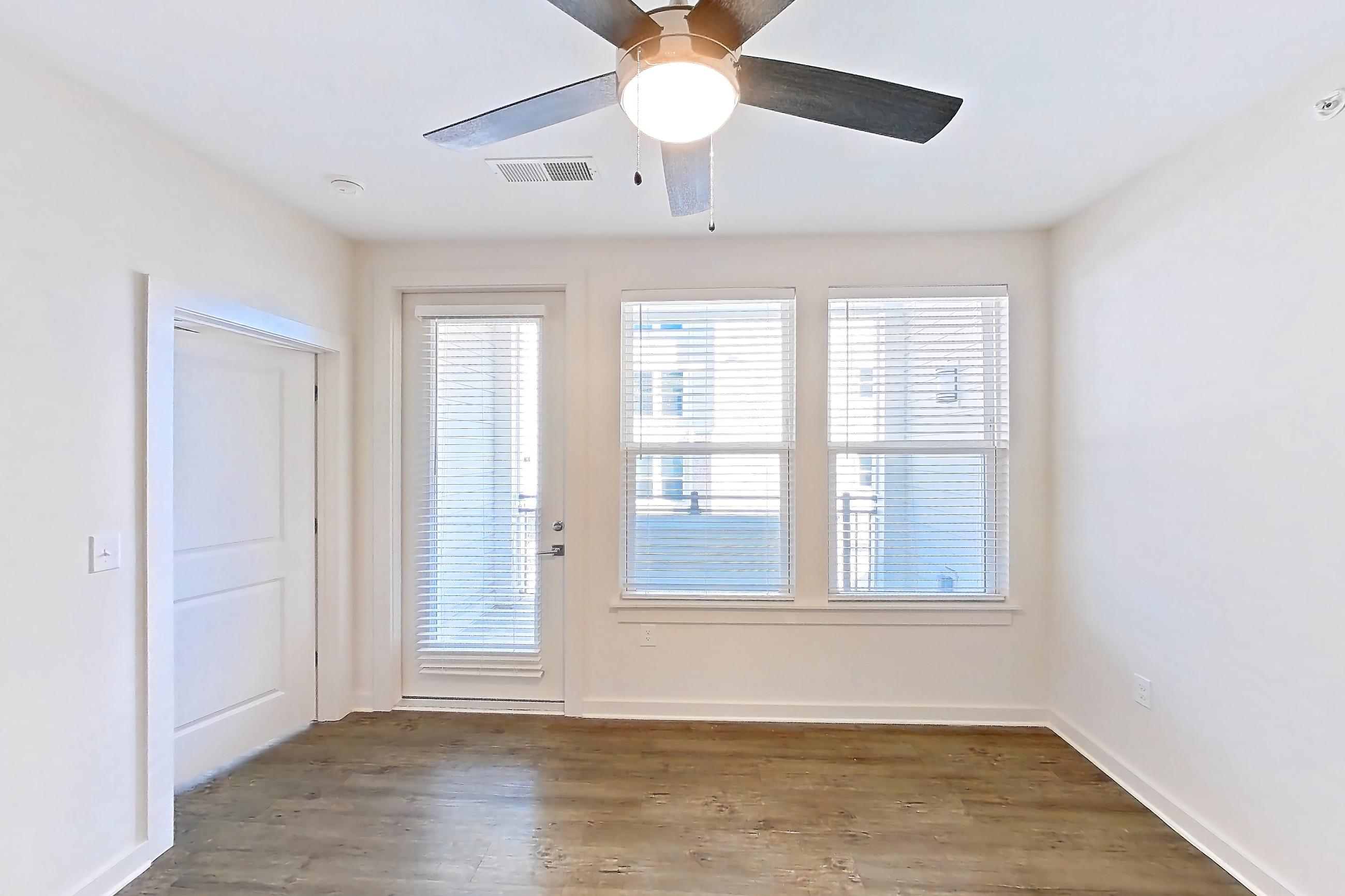 Living room in Apartment 4-209 at Cortland Wren Northlake, B2 - Deep Sky floor plan