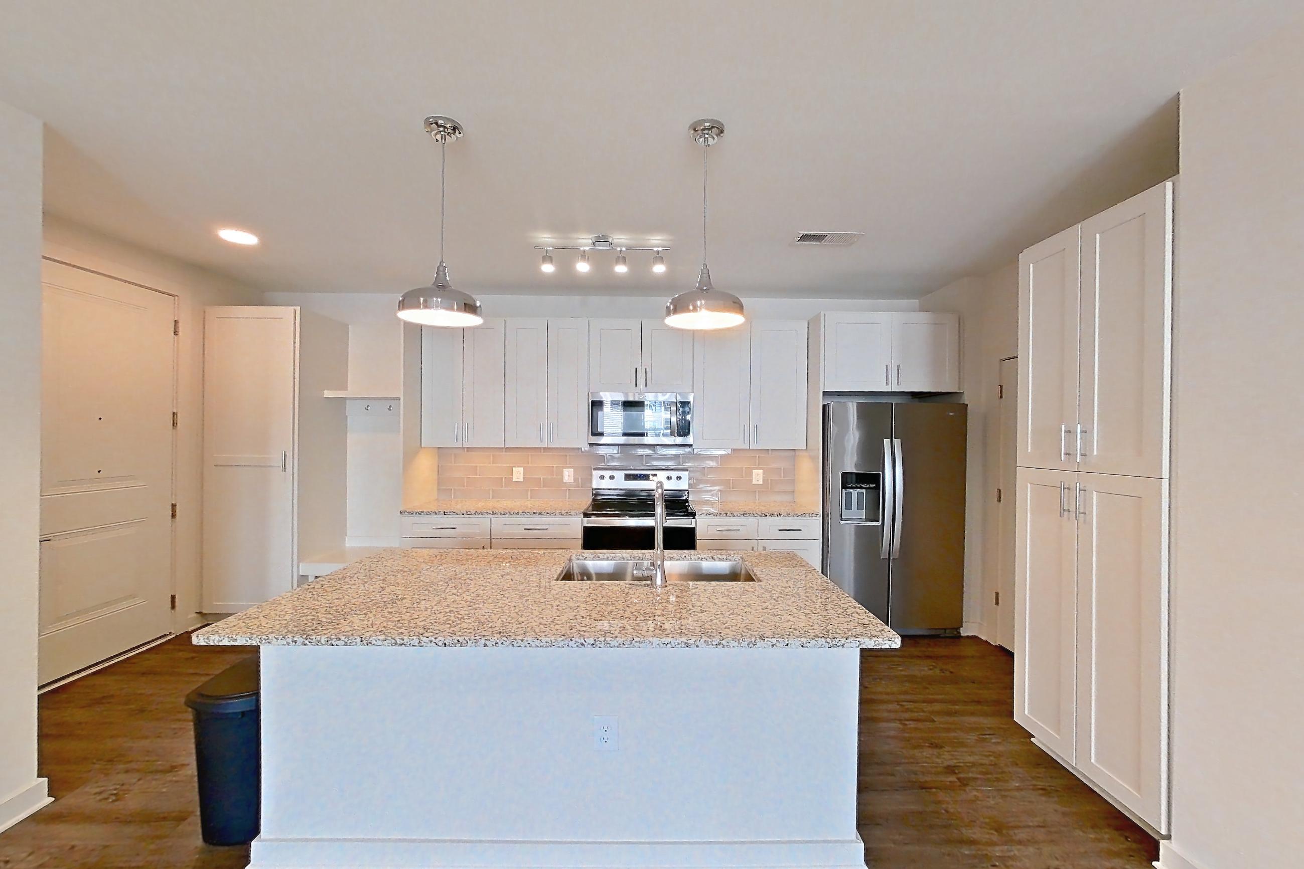 Dining room in a B2 - Deep Sky floor plan apartment, representative of Apartment 2-109 at Cortland Wren Northlake