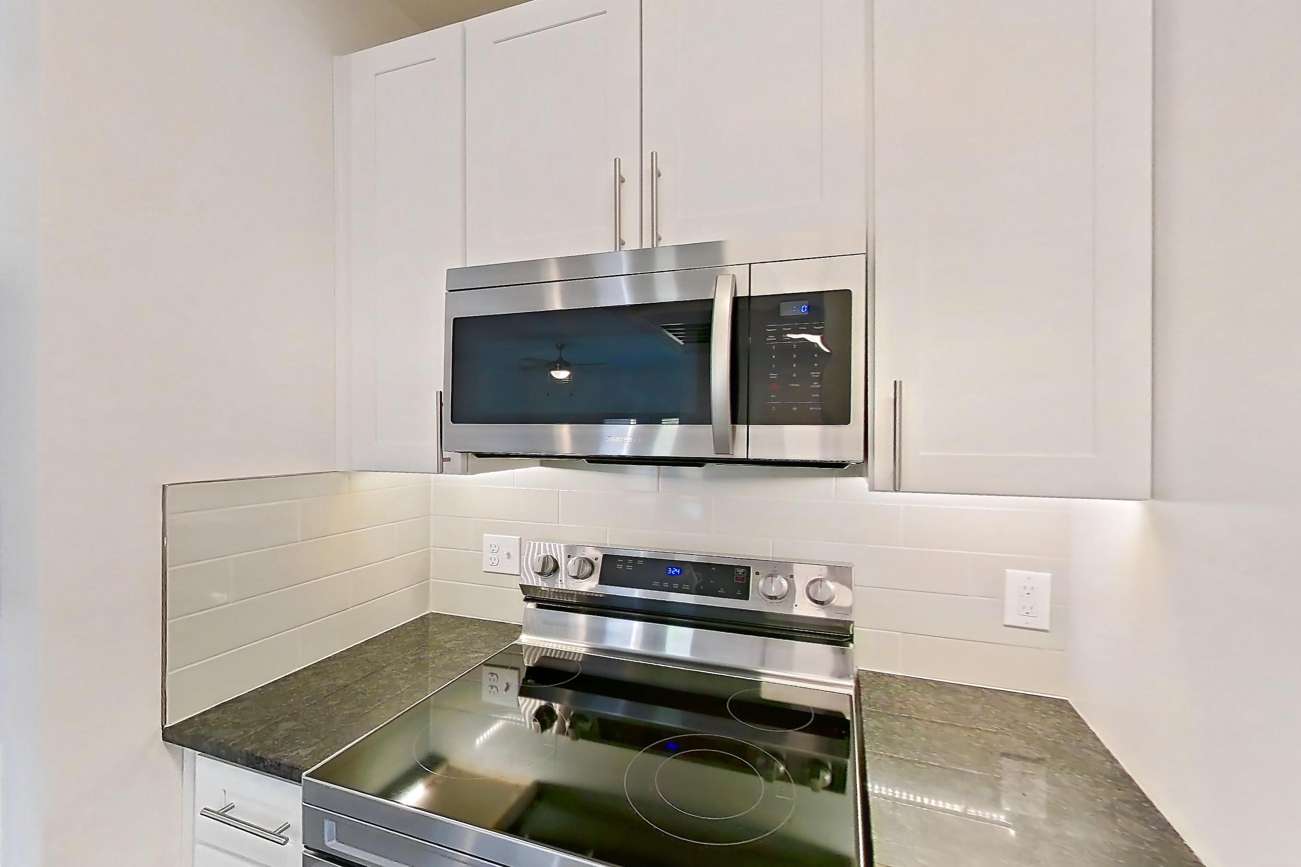 Kitchen in Apartment 02423 at Cortland West Plano, A6R - Anna floor plan