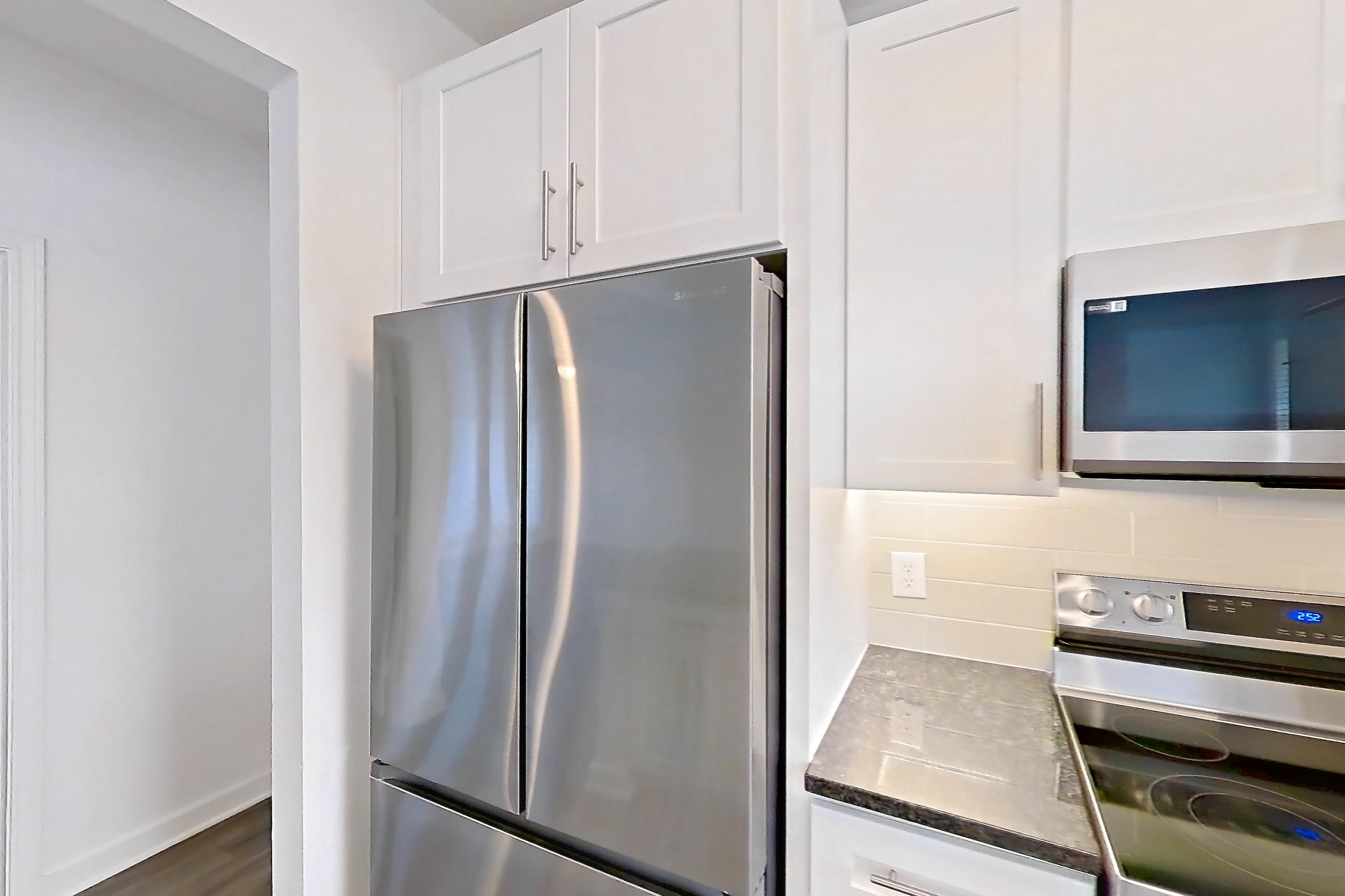 Kitchen in Apartment 02933 at Cortland West Plano, A12R - Saddler floor plan