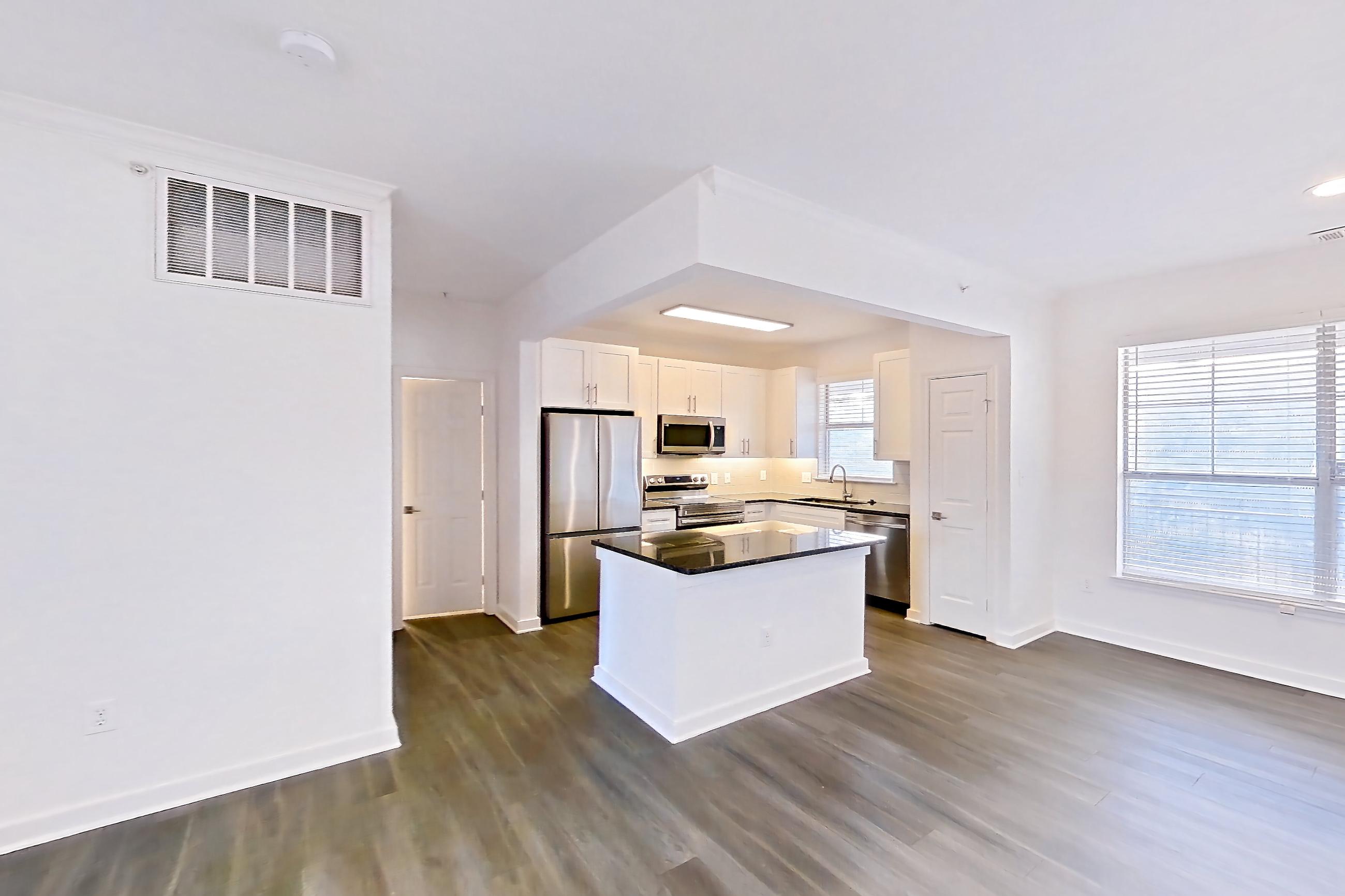 Living room in Apartment 02933 at Cortland West Plano, A12R - Saddler floor plan