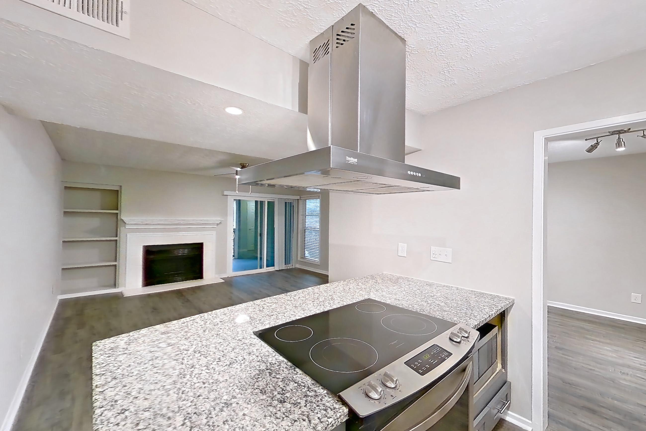Kitchen in Apartment 2039n at Cortland at the Village, B3aR - The Price A floor plan