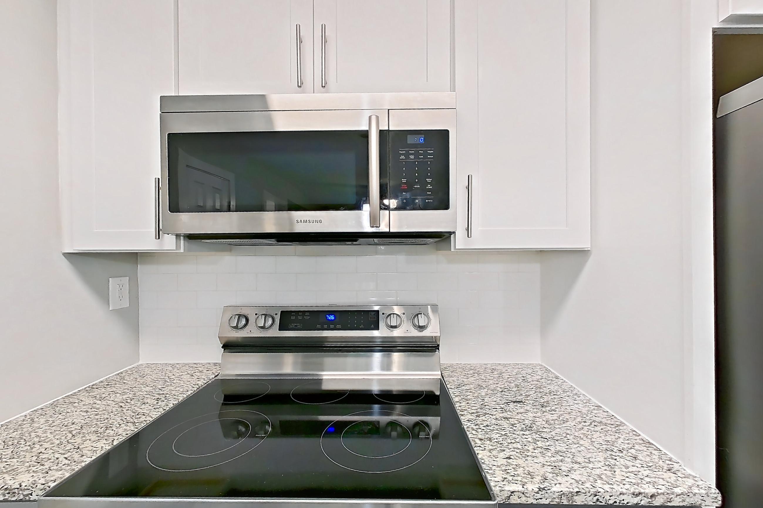 Kitchen in Apartment 2115f at Cortland at the Village, S1RR - The LaCroix floor plan