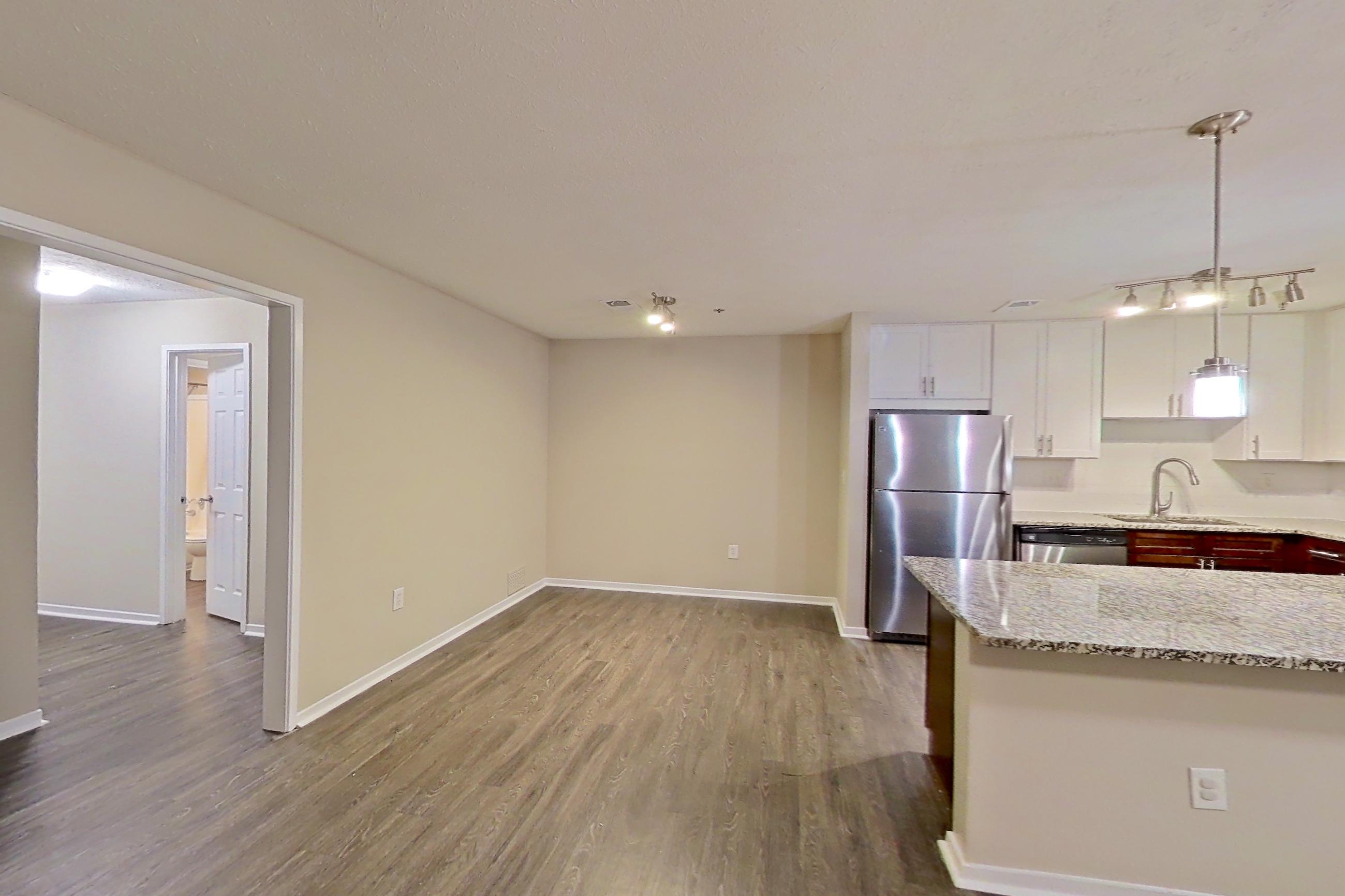 Living room in Apartment 2169g at Cortland at the Village, B2aR - The Johnson A floor plan