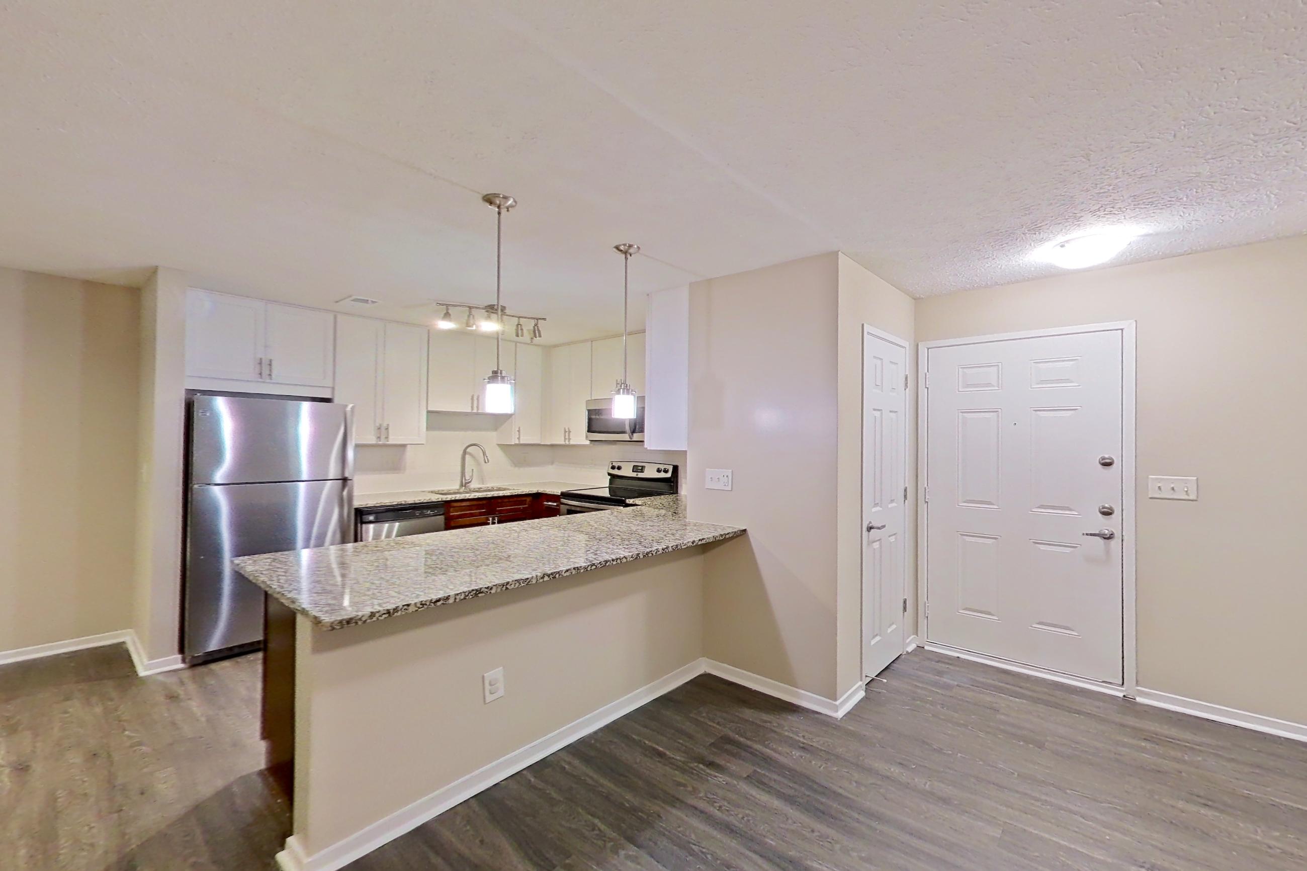 Living room in Apartment 2169g at Cortland at the Village, B2aR - The Johnson A floor plan