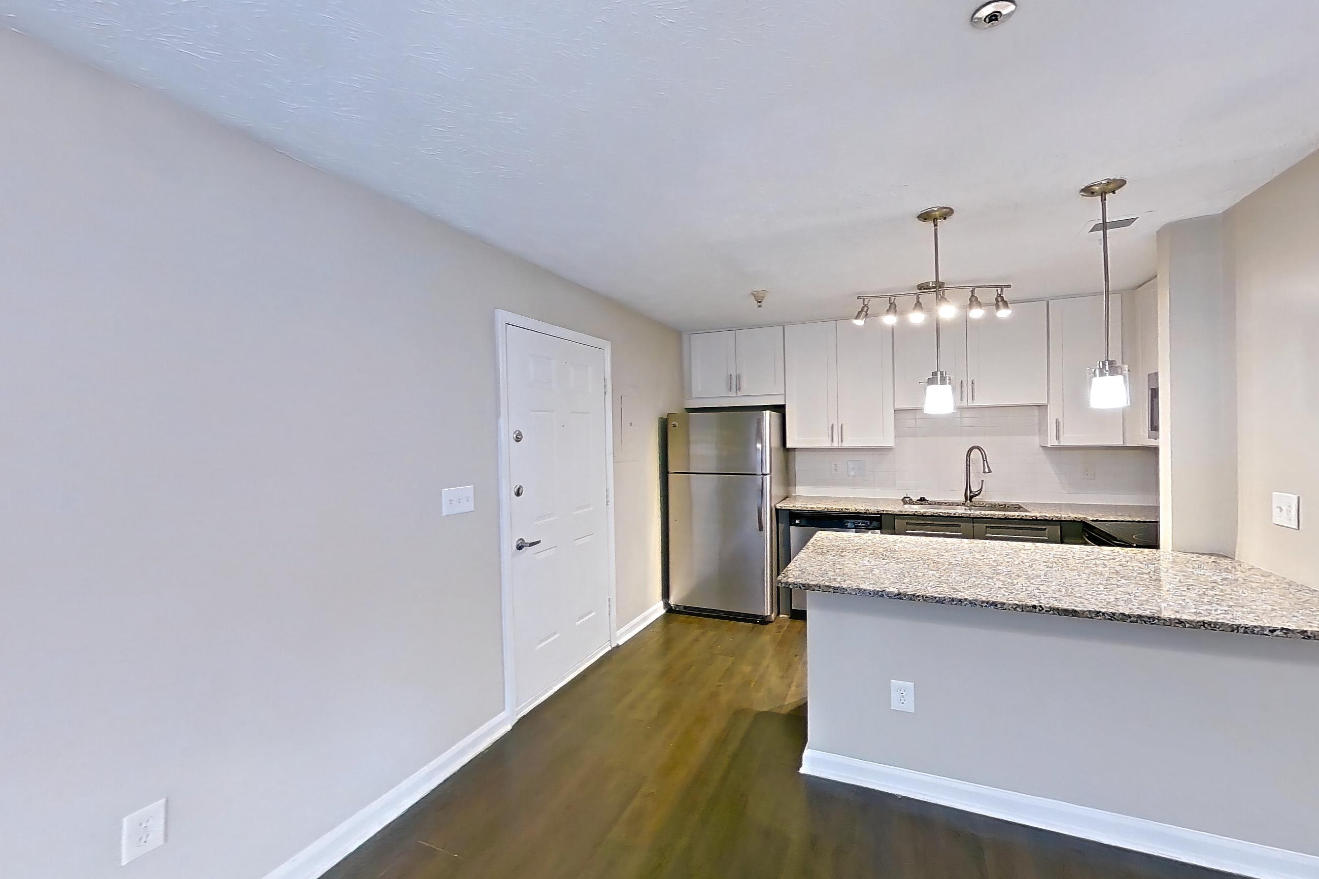Living room in Apartment 2201j at Cortland at the Village, A3aR - The Adair A floor plan