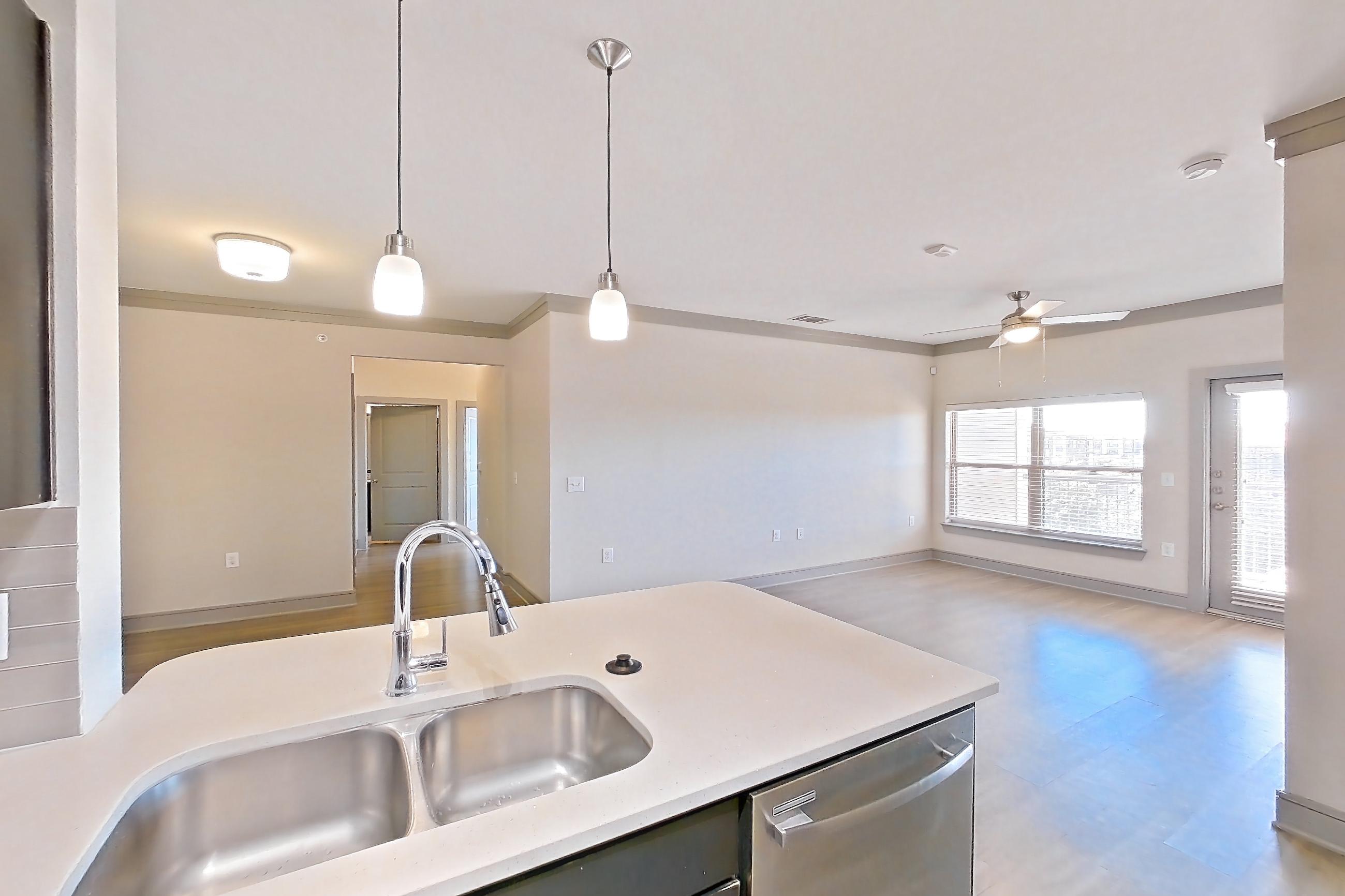 Kitchen in Apartment 11302 at Cortland Phillips Creek Ranch, C1 floor plan