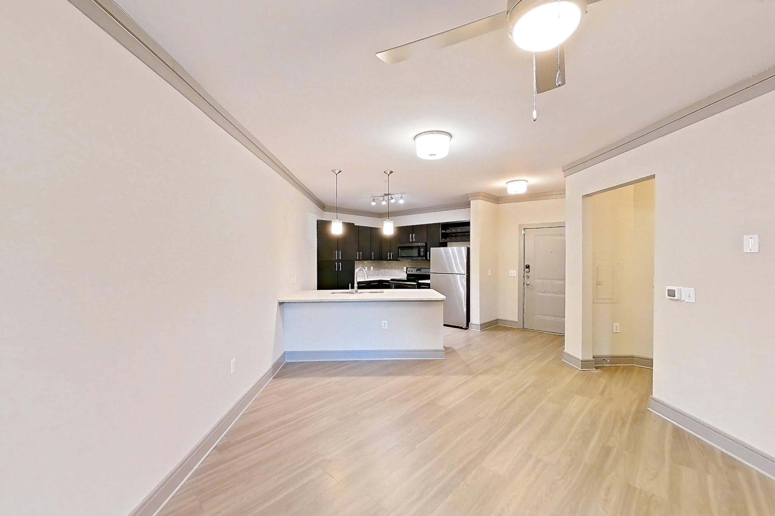 Living room in Apartment 14106 at Cortland Phillips Creek Ranch, A6 floor plan