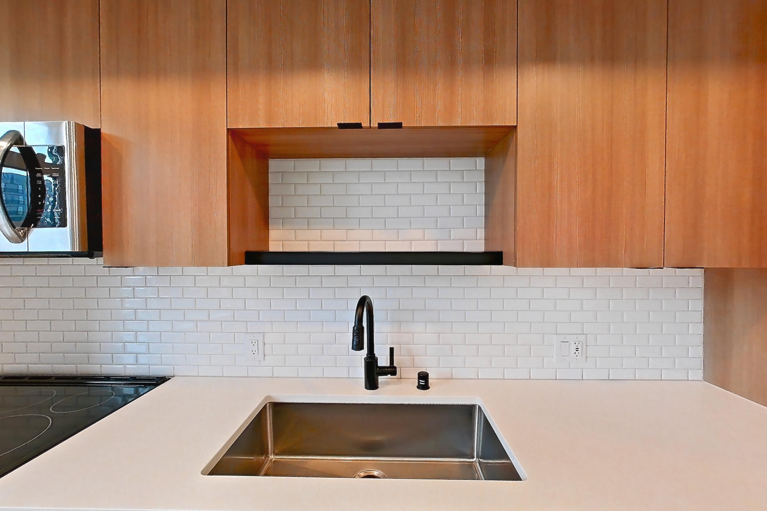 Kitchen, Apartment 505 at Ballard Yards