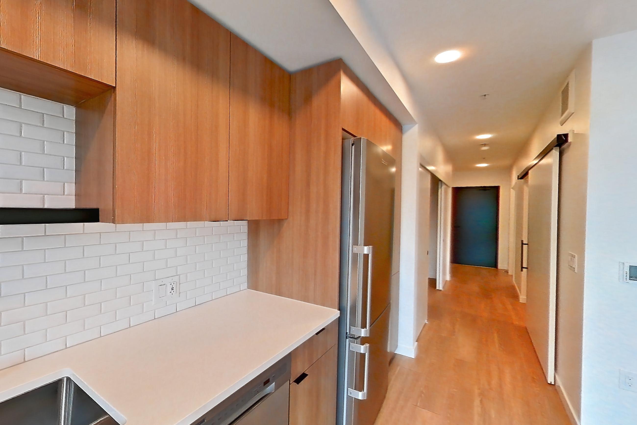 Kitchen in Apartment 505 at Ballard Yards, A3 floor plan