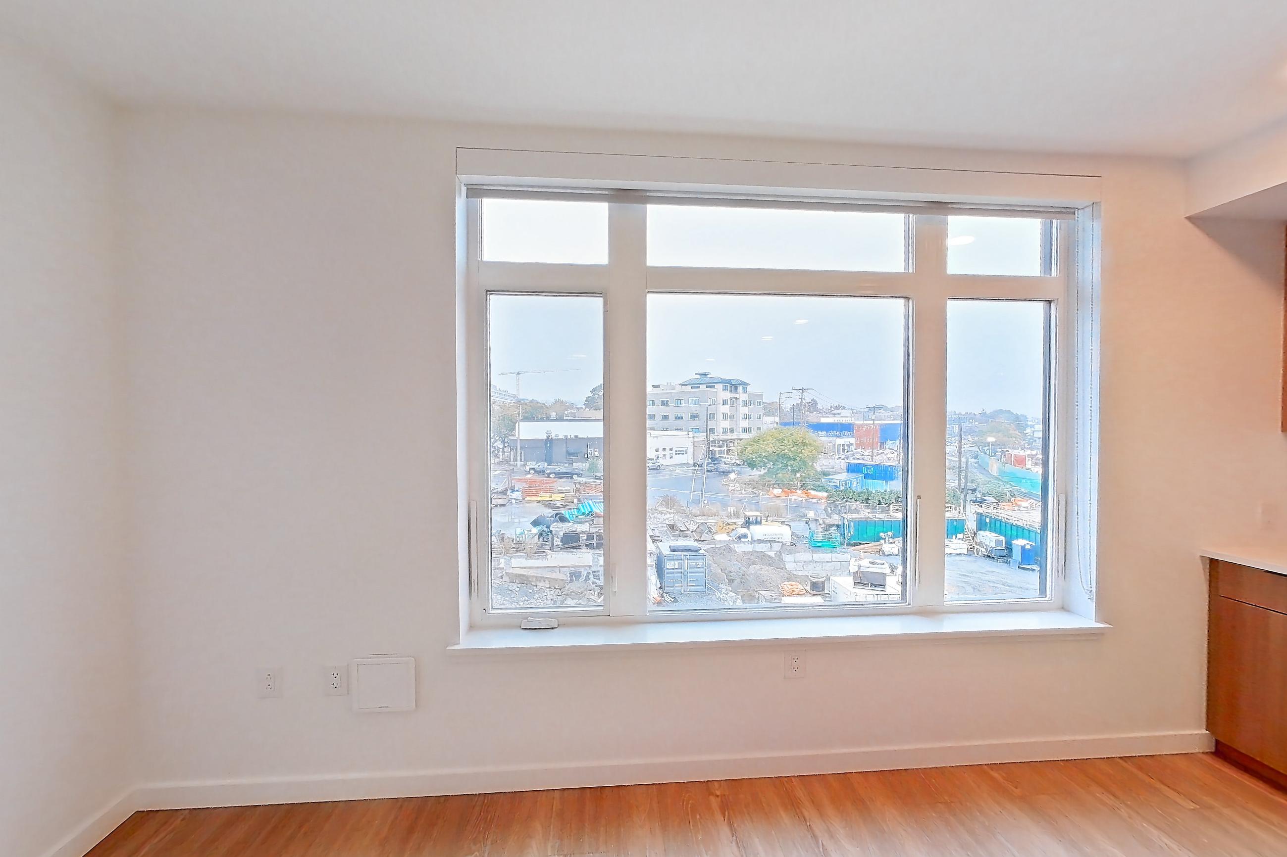 Living space in Apartment 505 at Ballard Yards, A3 floor plan