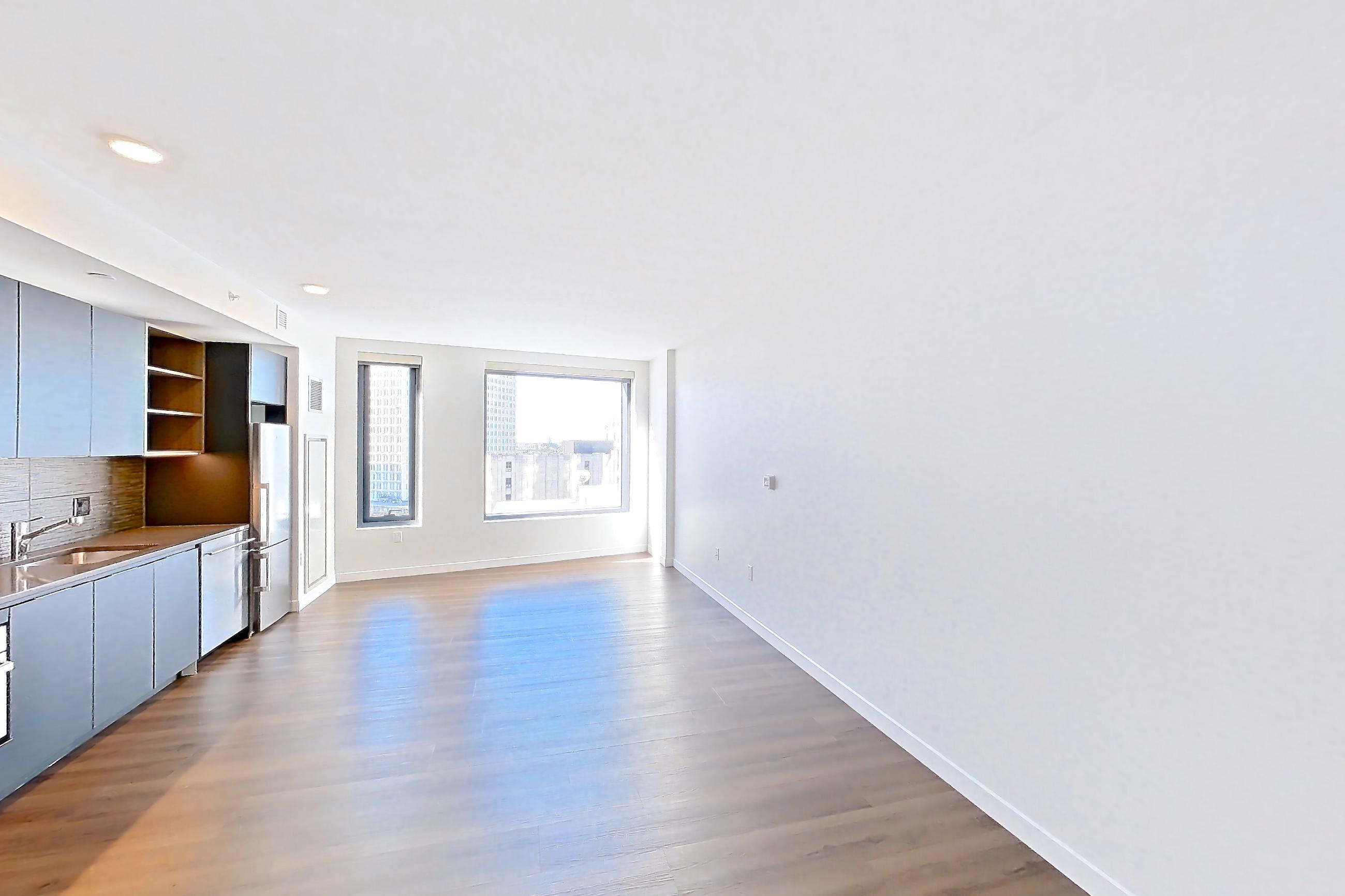 Living space 1 in Apartment 1414 at The Sudbury, S2 | Studio | 1 Bath floor plan
