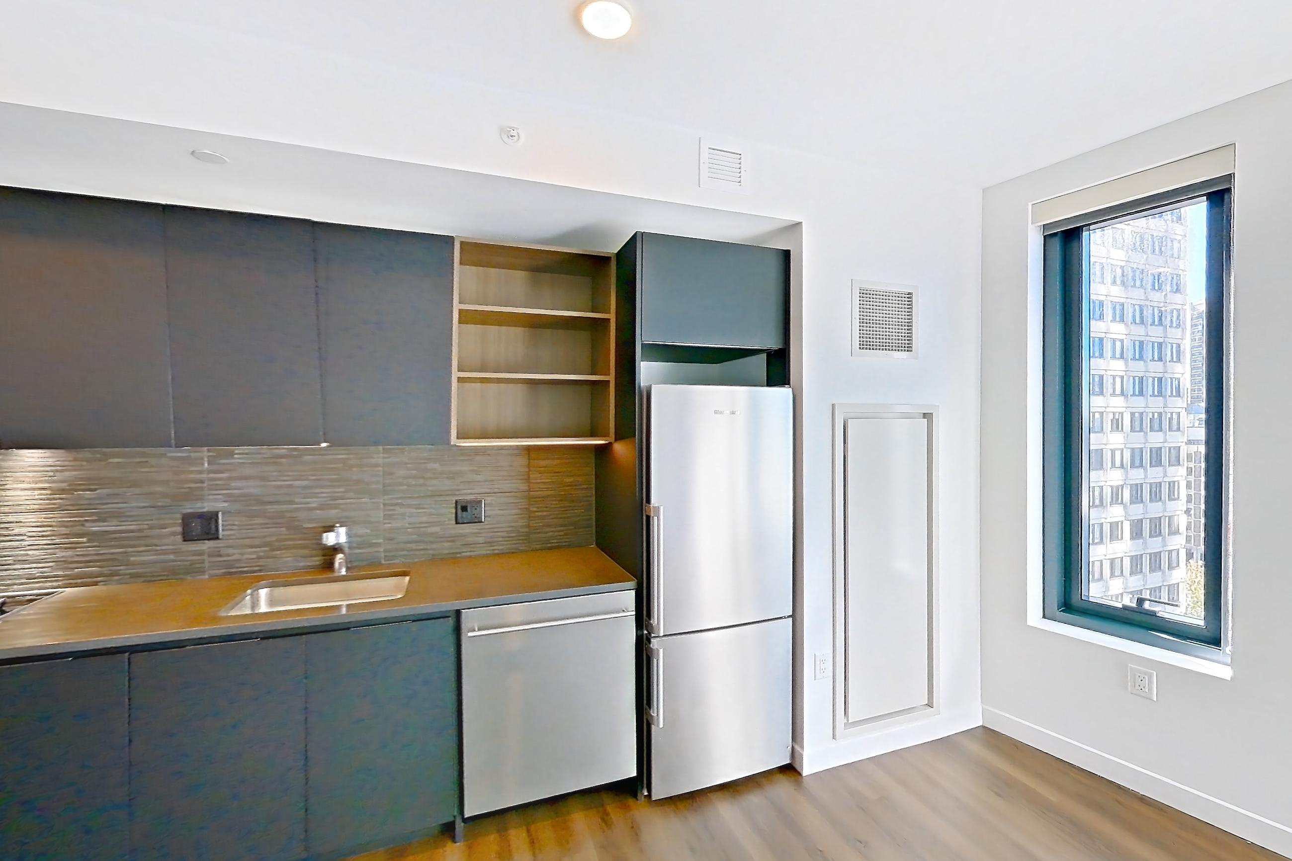 Living space 2 in Apartment 1414 at The Sudbury, S2 | Studio | 1 Bath floor plan