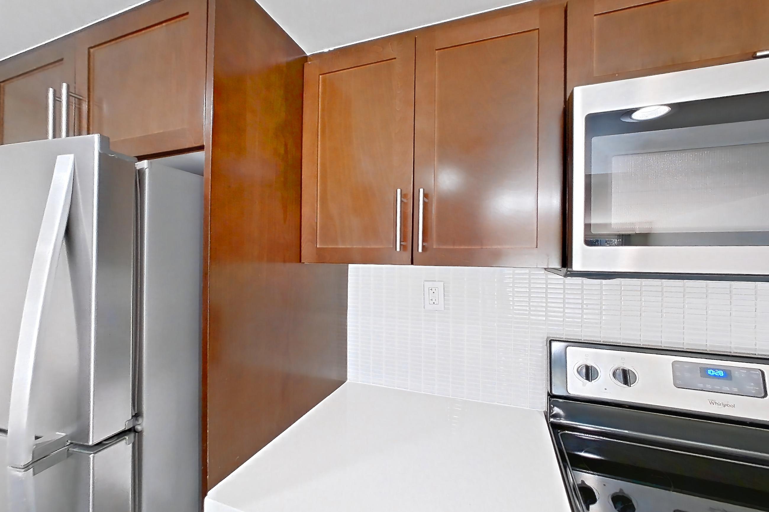 Kitchen in Apartment 4202 at Wayfarer Apartments + Marina, 1DA floor plan
