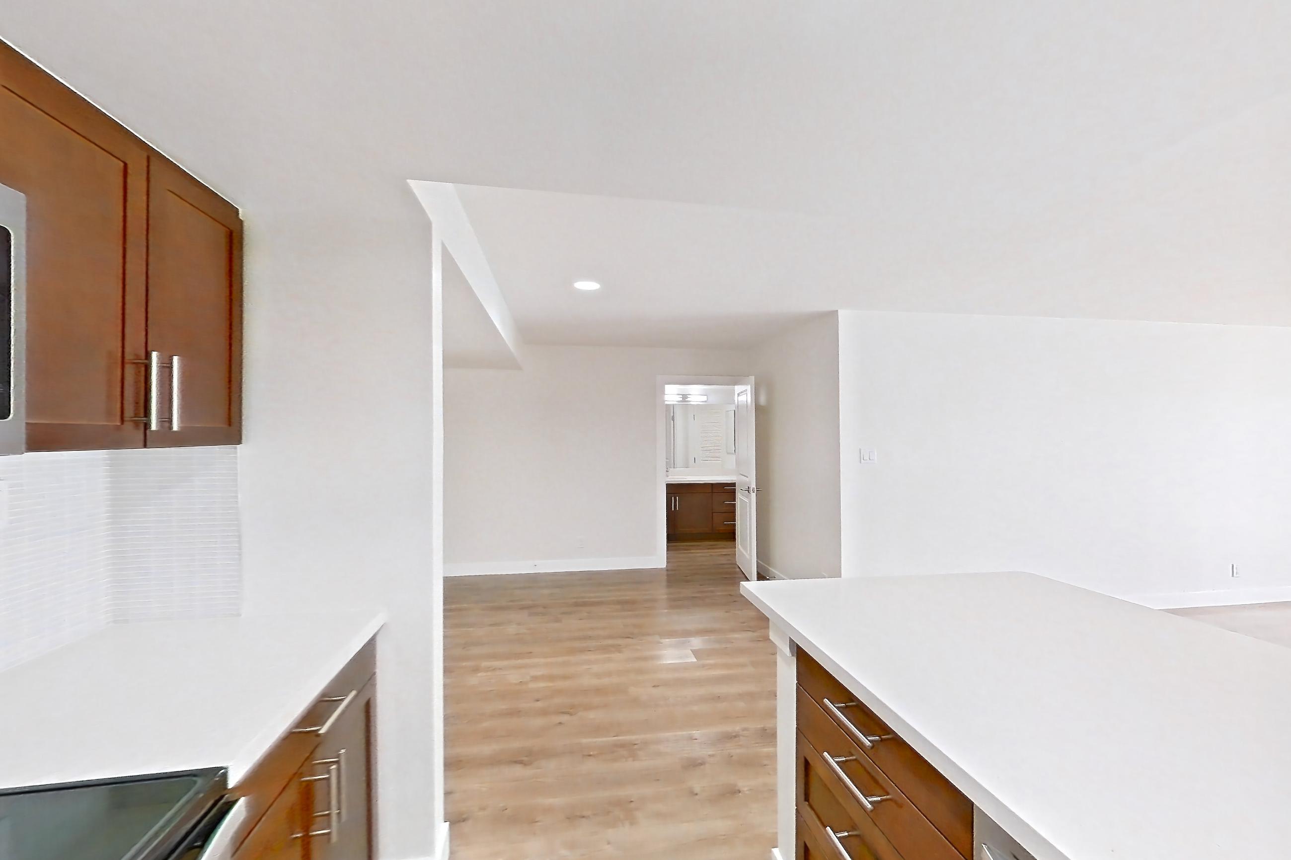 Kitchen in Apartment 4202 at Wayfarer Apartments + Marina, 1DA floor plan